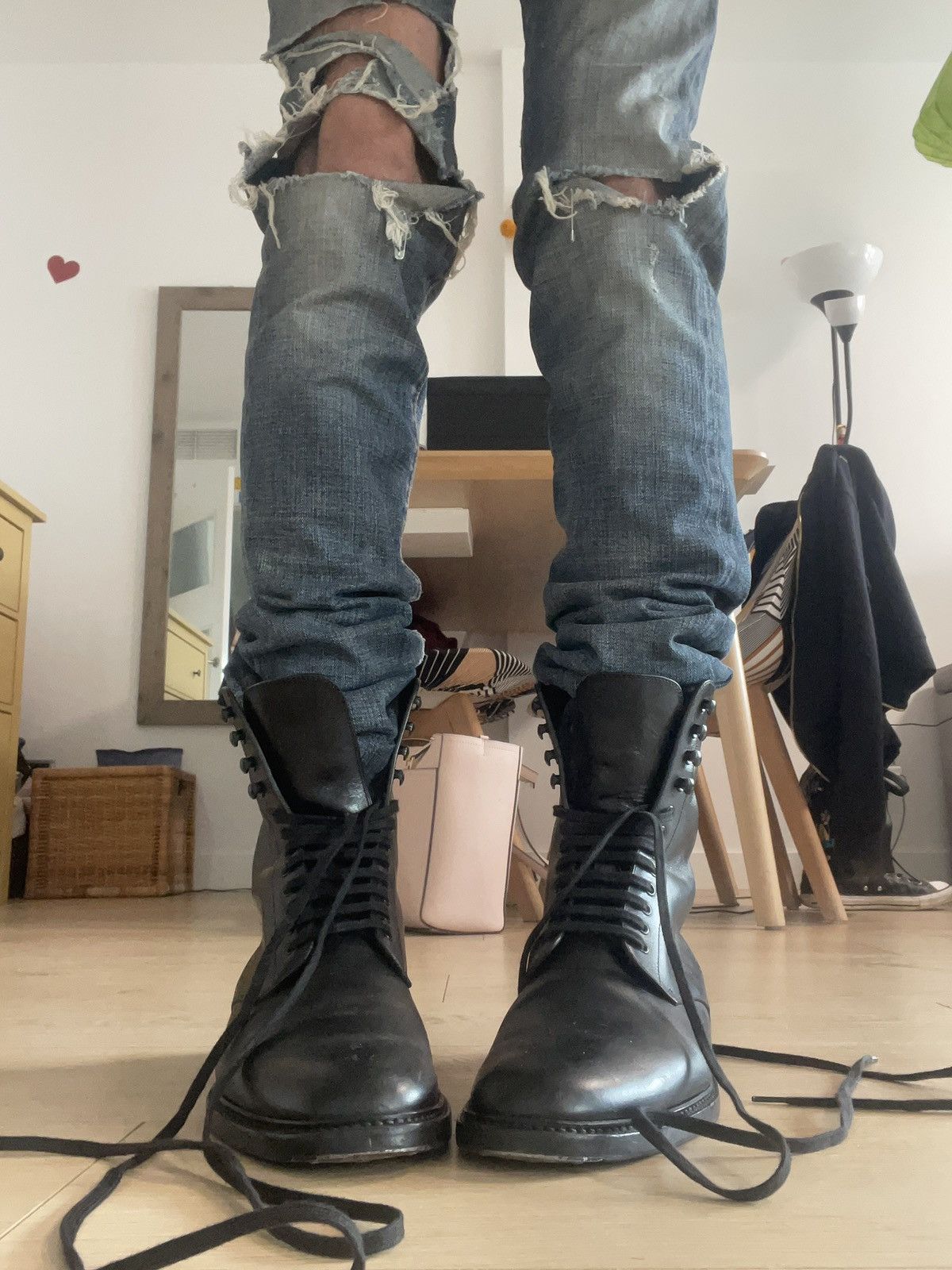 Saint Laurent Paris Saint laurent Army 20 boots by vacarello Size US 9.5 / EU 42-43 - 12 Thumbnail