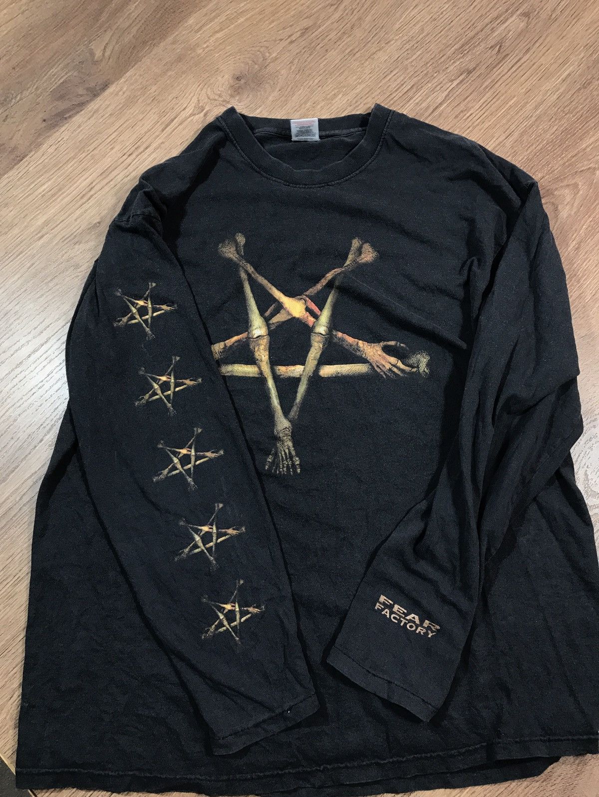 Band Tees Fear Factory 2004 Vintage Rock Band Long Sleeve Size US XL / EU 56 / 4 - 8 Thumbnail