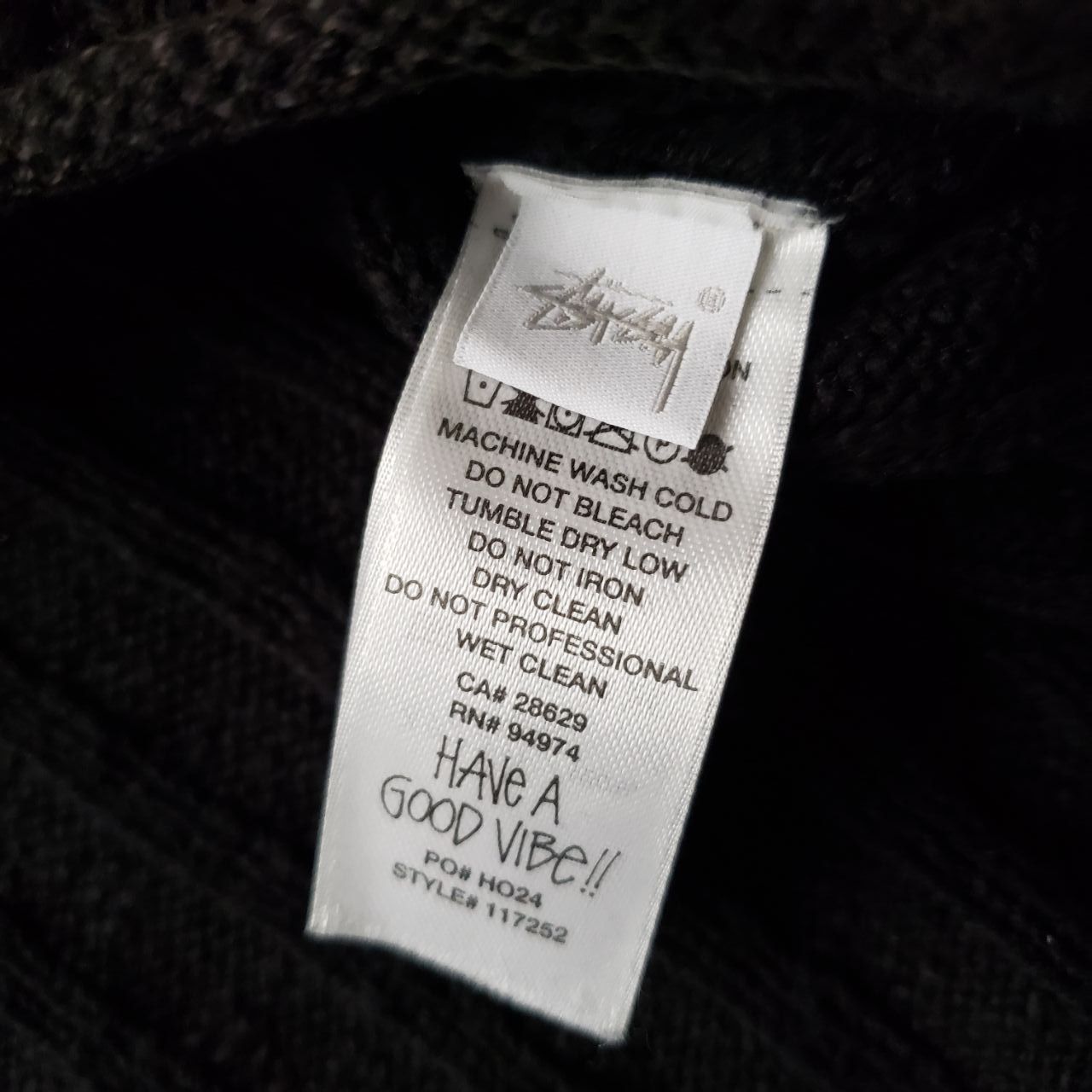 Stussy Cotton Slub Rib Crew Size US XXL / EU 58 / 5 - 3 Thumbnail