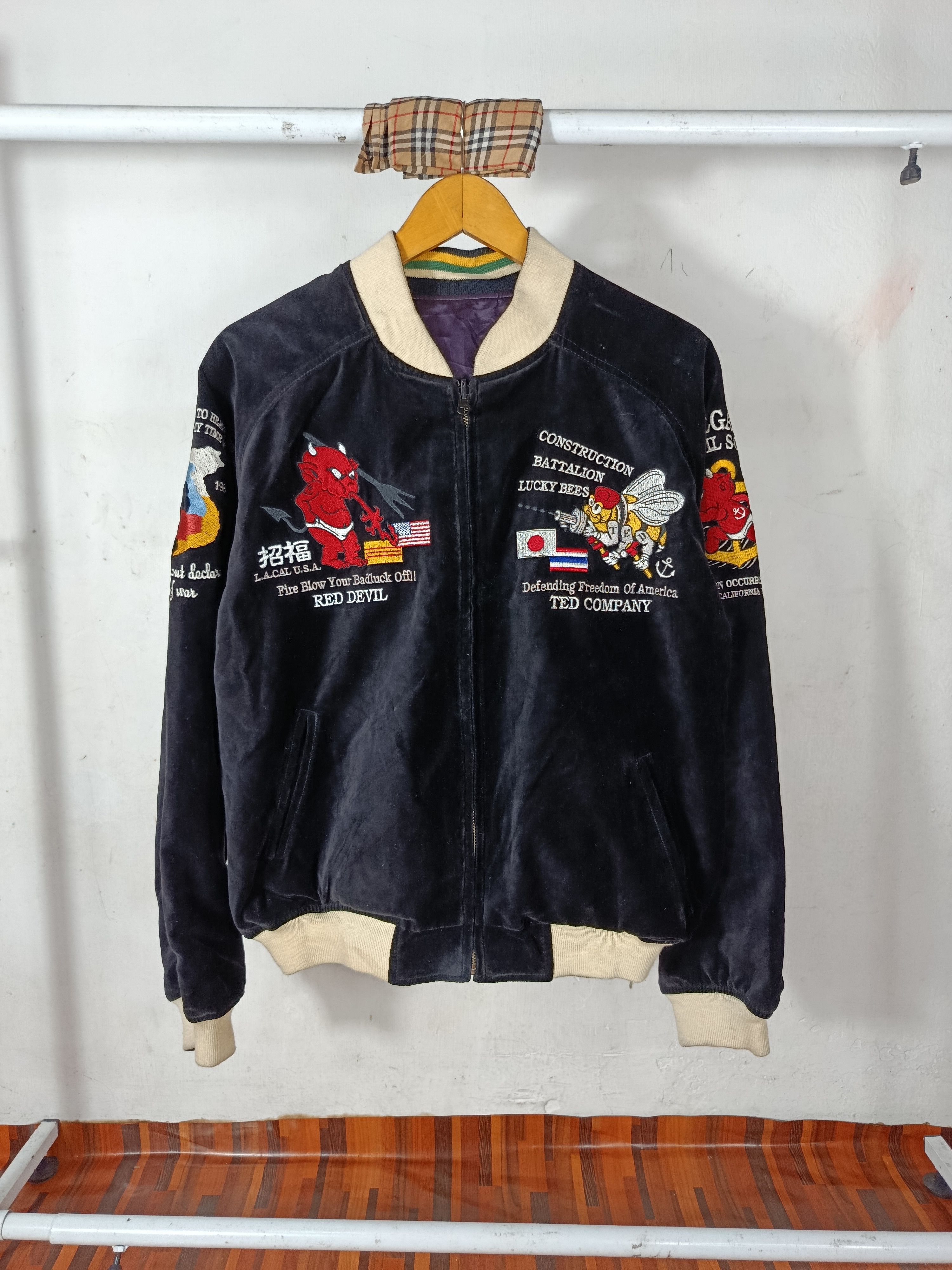 Other Ted Company Japanese Traditional Bomber Reversible Jacket Size US S / EU 44-46 / 1 - 1 Thumbnail