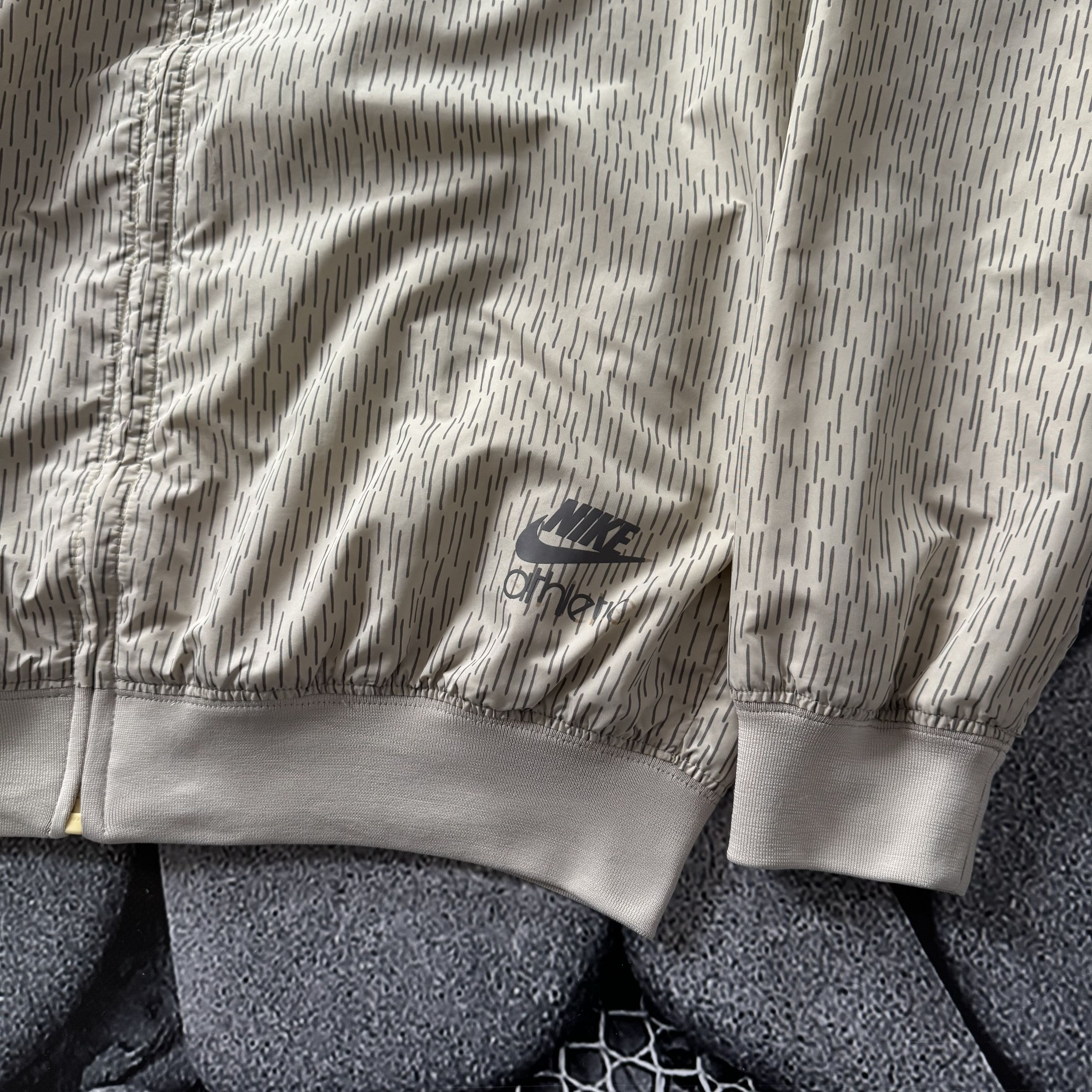 Nike × Vintage NIKE ATHLETIC FULL ZIPPER WINDBREAKER RARE JACKET Size US S / EU 44-46 / 1 - 4 Thumbnail
