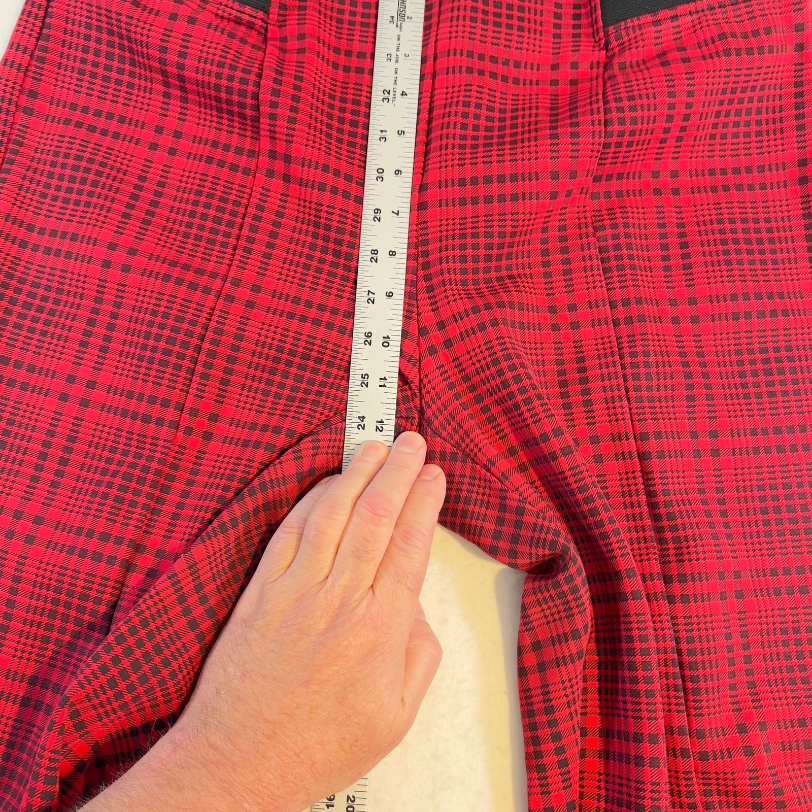 Other Terra & Sky Stretch Pullon Pant Ankle Woman's 1X Red Black Size 36" / US 14 / IT 50 - 8 Thumbnail