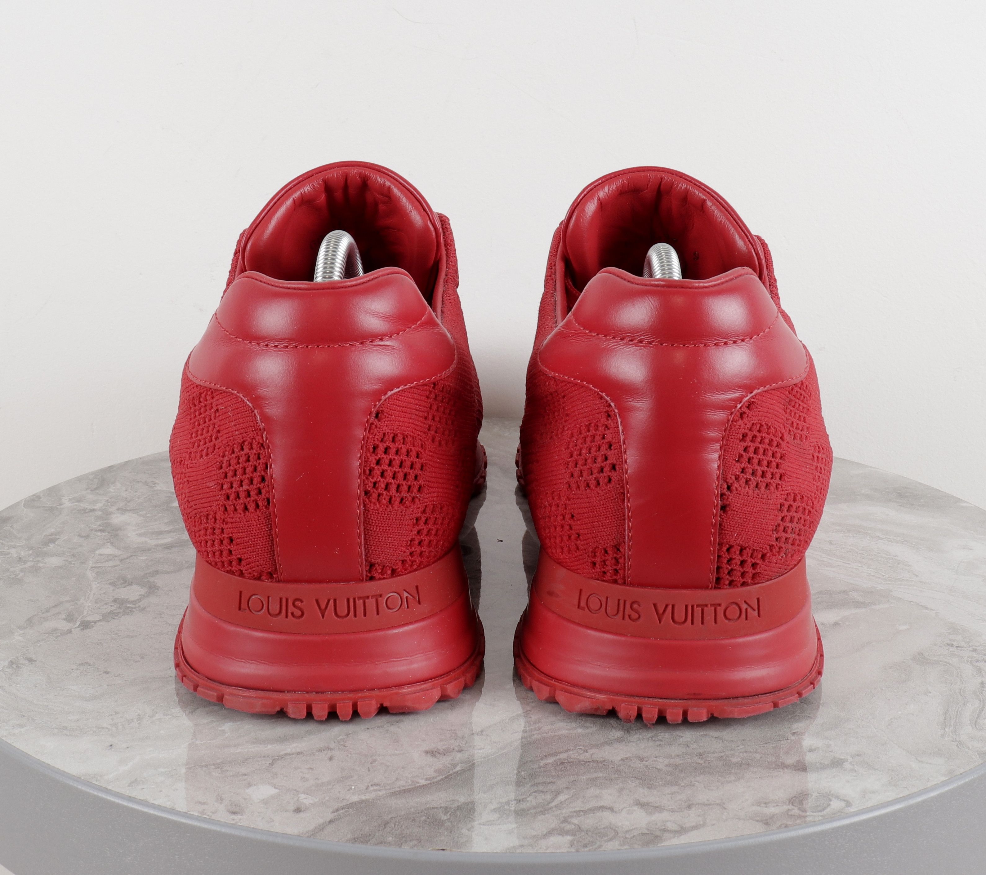 Louis Vuitton Louis Vuitton Run Away Damier Red Mesh Sneakers Size US 10 / EU 43 - 9 Thumbnail