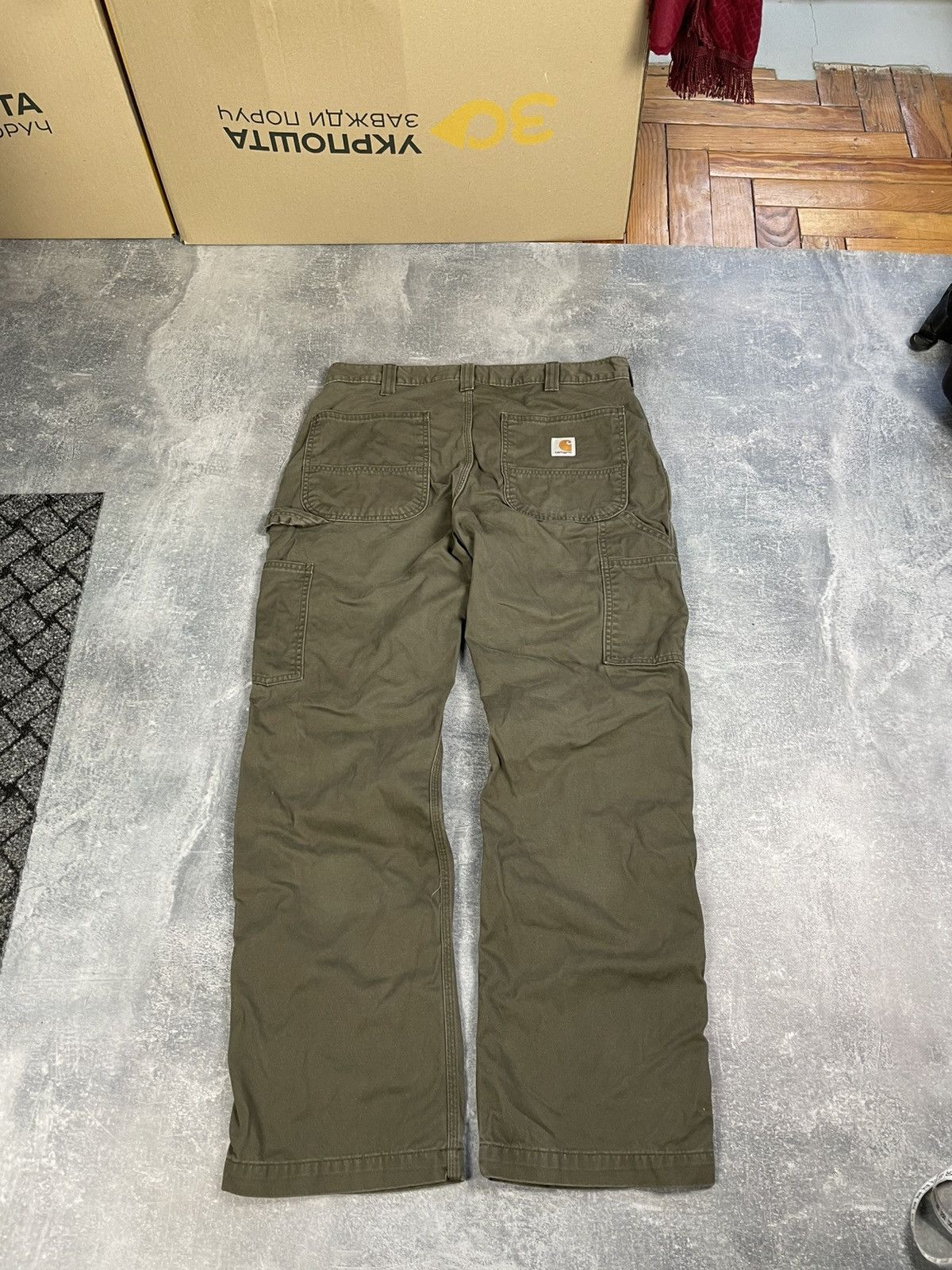 Carhartt × Carhartt Wip Vintage Carpenter Carhartt relaxed fit pants / streetwear Size US 32 / EU 48 - 1 Thumbnail