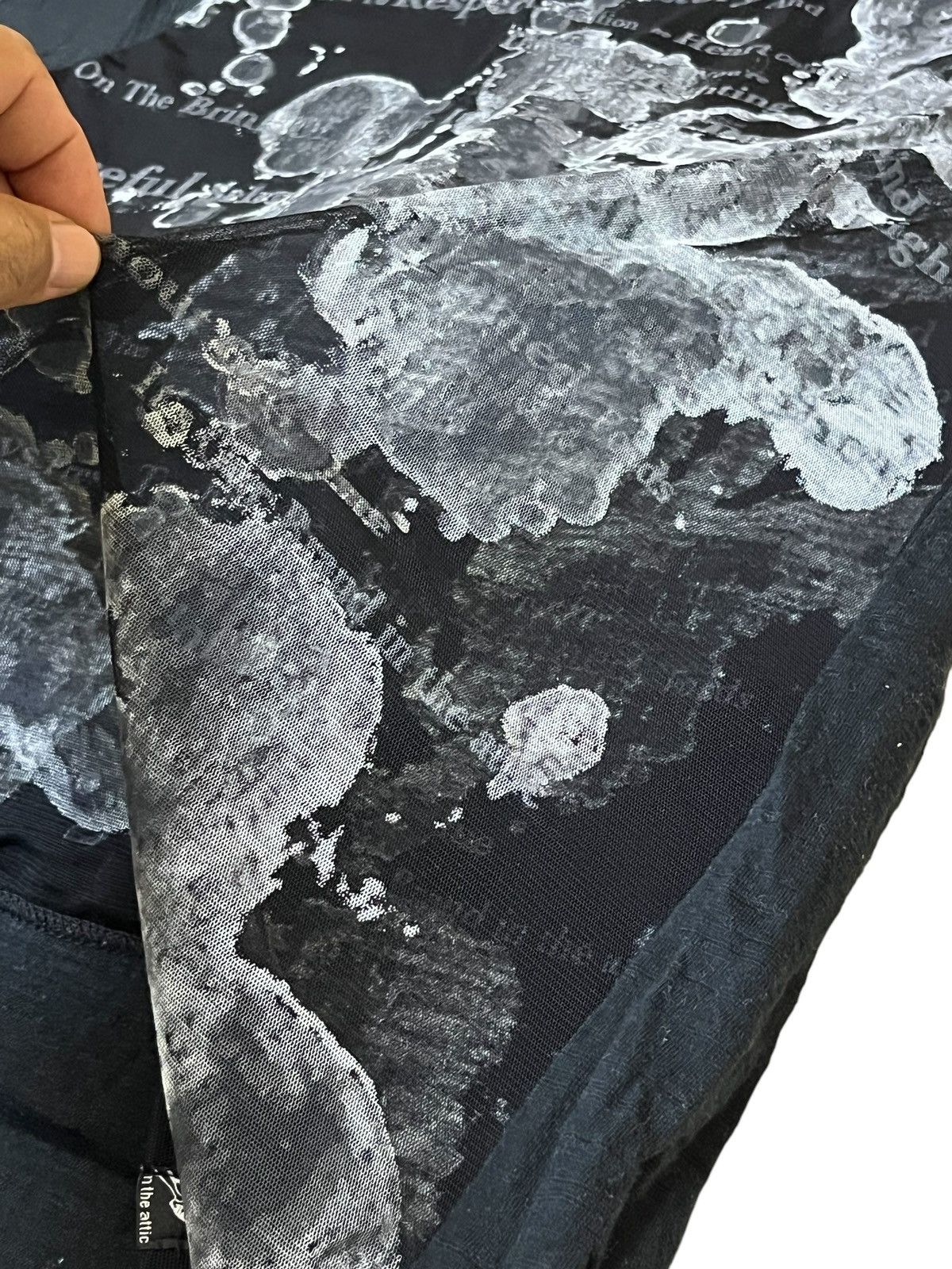 In The Attic SICK🔥IN THE ATTIC POEM DOUBLE LAYER FRONT TEE SHIRT Size US S / EU 44-46 / 1 - 7 Thumbnail