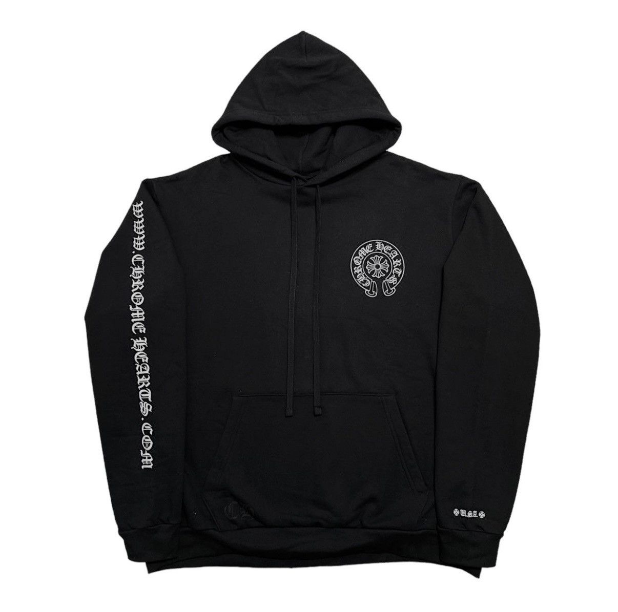 Chrome Hearts Chrome Hearts Silver Glitter Hoodie Size US L / EU 52-54 / 3 - 1 Thumbnail