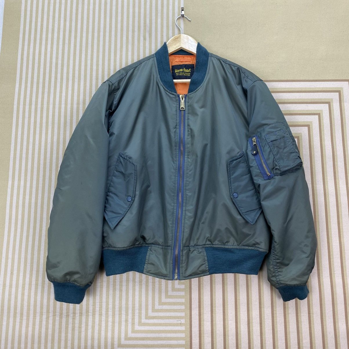Japanese Brand 🌺Bomber Warm Heart Type Ma 1 Size US M / EU 48-50 / 2 - 1 Thumbnail