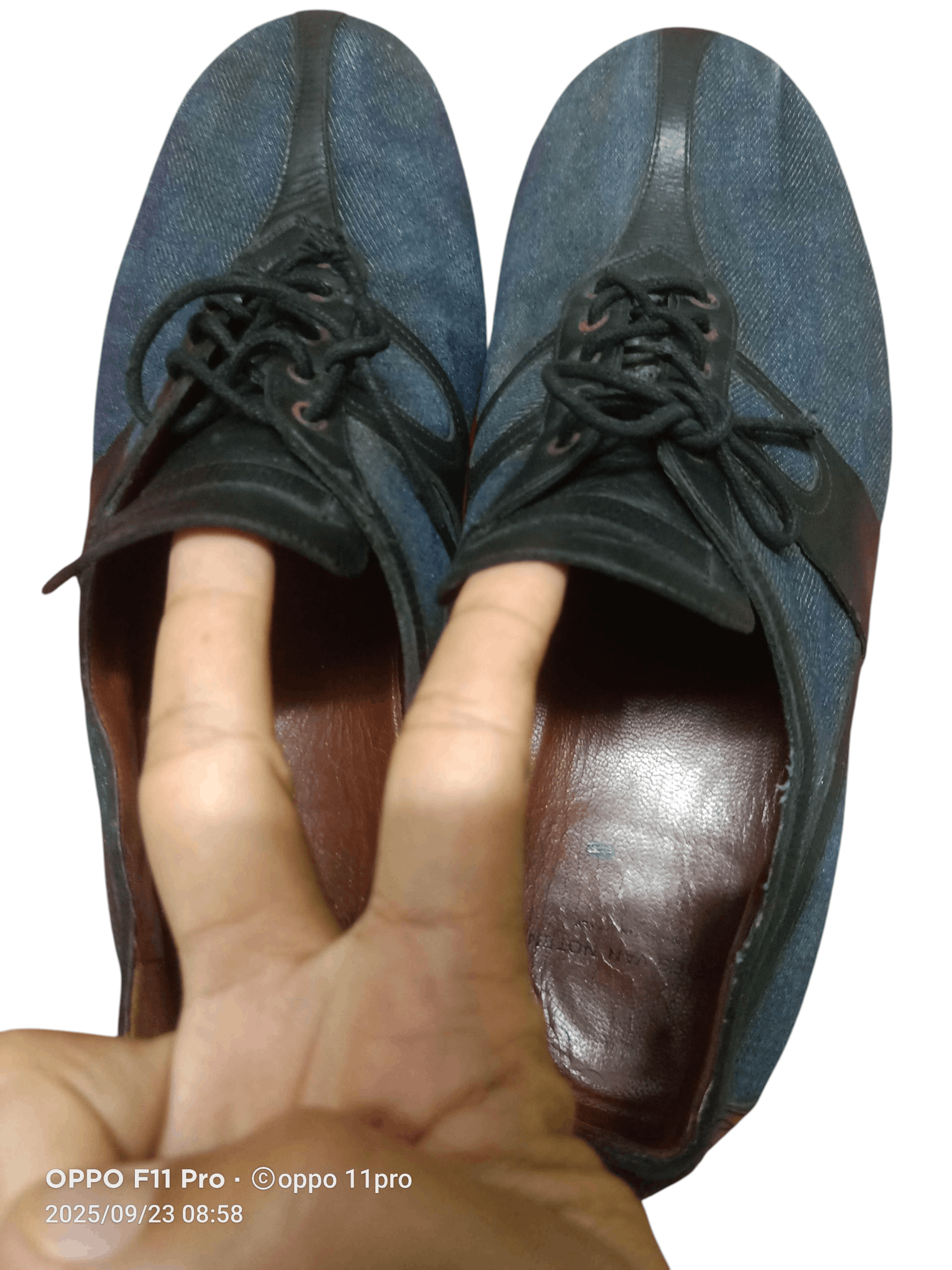 Dries Van Noten 🌟Dries Van Noten Leather Navy Shoes Men 🌟 Size US 9 / EU 42 - 8 Thumbnail