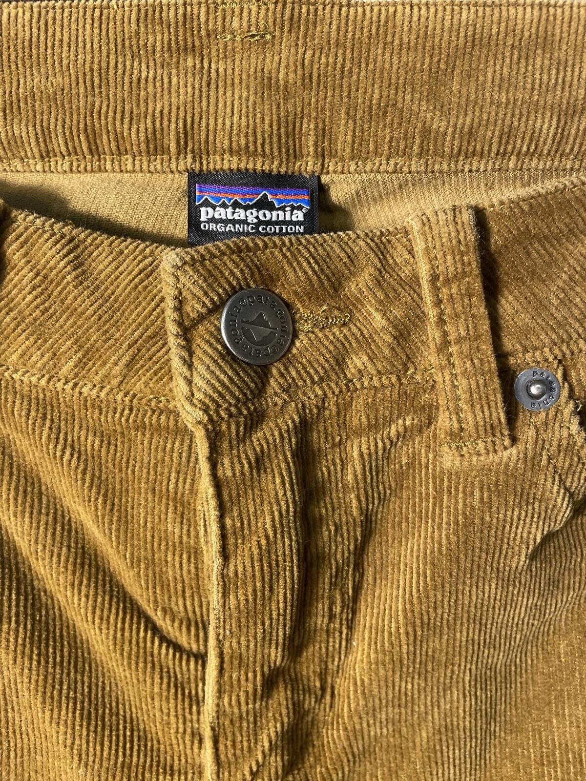 Patagonia Patagonia Organic Cotton Corduroy Pants Women's 27 Brown EUC Size 27" / US 4 / IT 40 - 2 Thumbnail