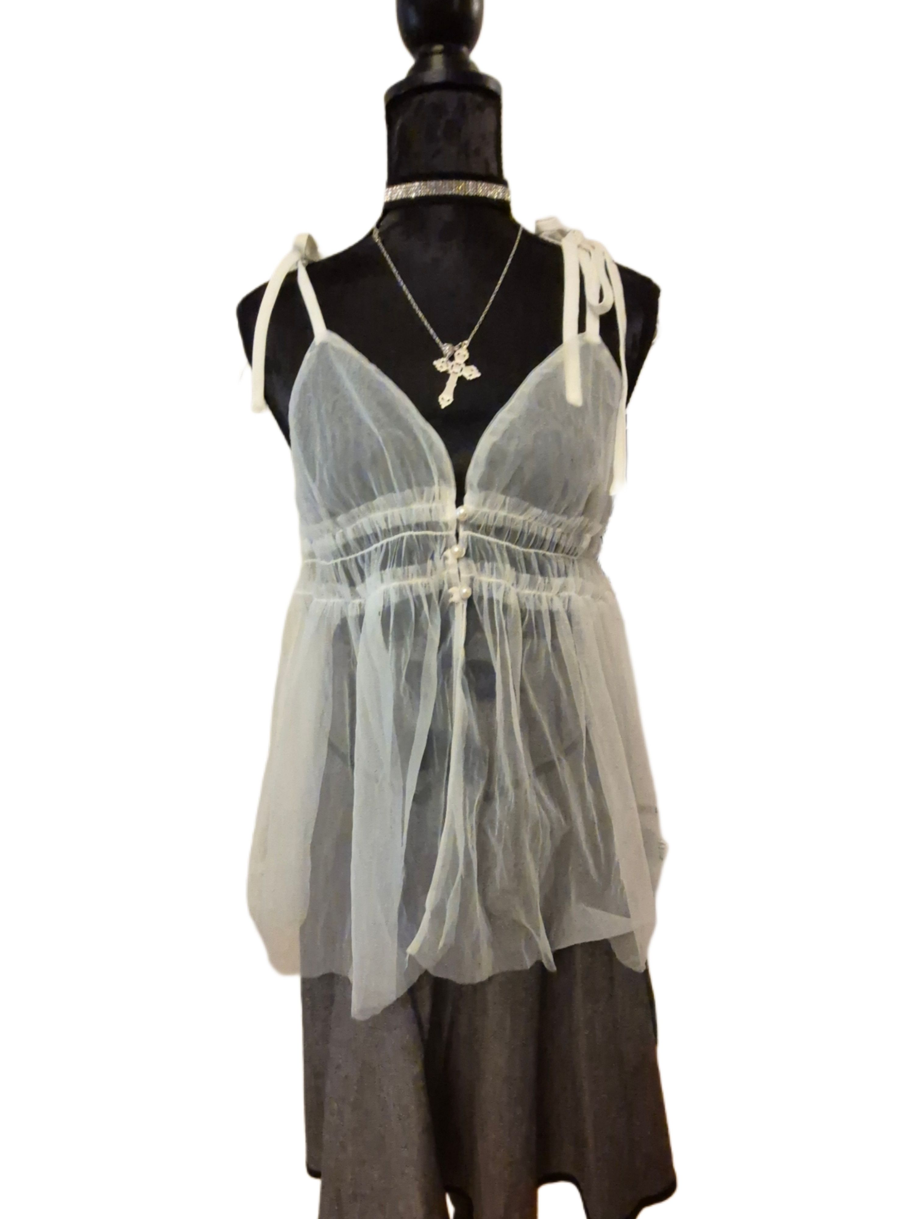 Other RARE vintage piece! unique axes femme top kawaii lolita Size S / US 4 / IT 40 - 1 Thumbnail