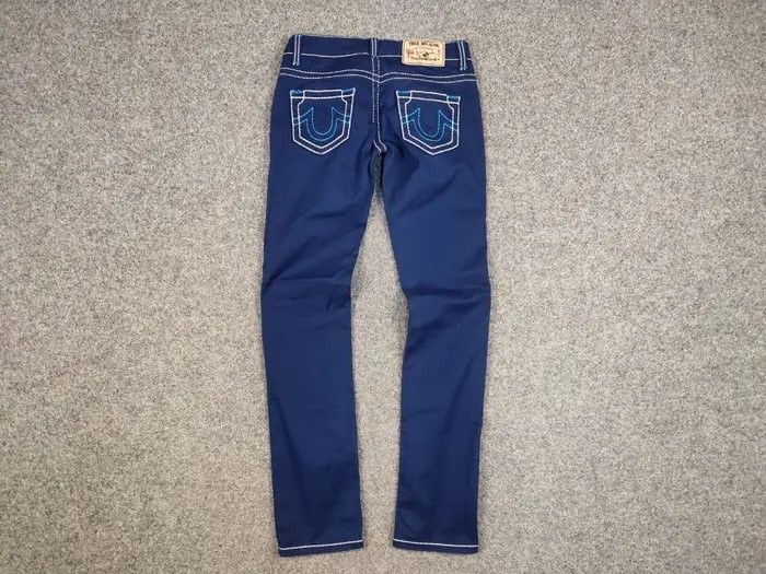 True Religion True Religion Geno Denim Slim Jeans Made in USA Y2K Style Size 28" / US 6 / IT 42 - 7 Thumbnail