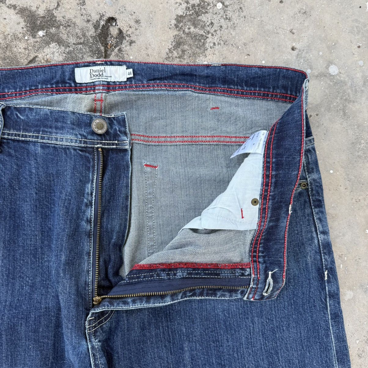 Japanese Brand VINTAGE DANIEL DODD FADED JEAN DENIM PANTS Size US 44 / EU 60 - 7 Thumbnail