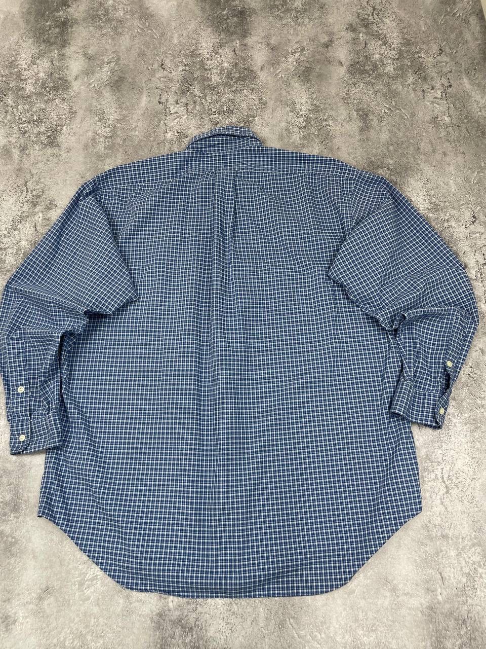 Ralph Lauren Ralph Lauren Men Cotton Shirt Button Down Check Blue White Size US L / EU 52-54 / 3 - 8 Thumbnail