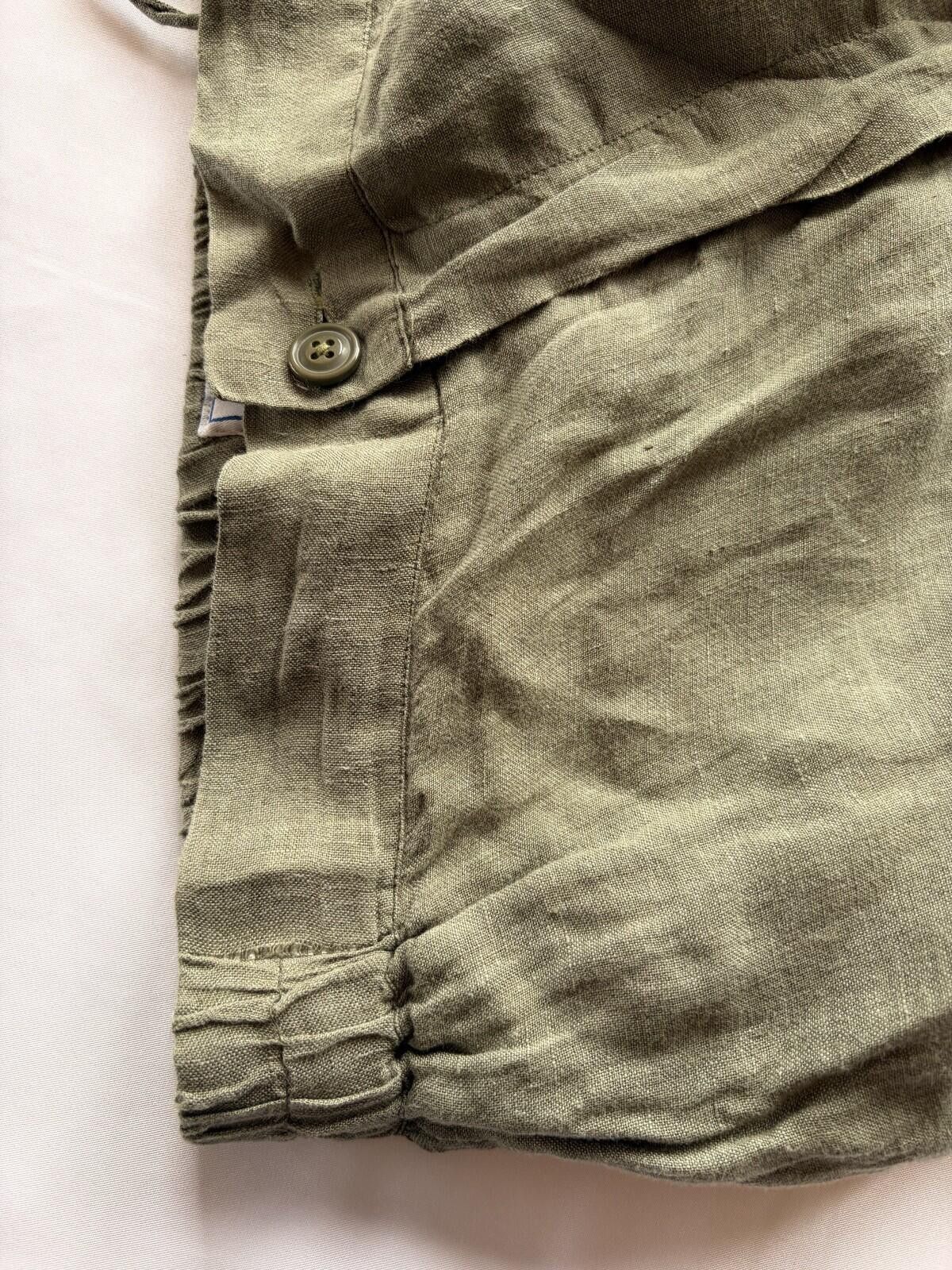 Other Ripa Ripa Green Linen Pants - Size M - Anacapri - Altered Size US 32 / EU 48 - 4 Thumbnail
