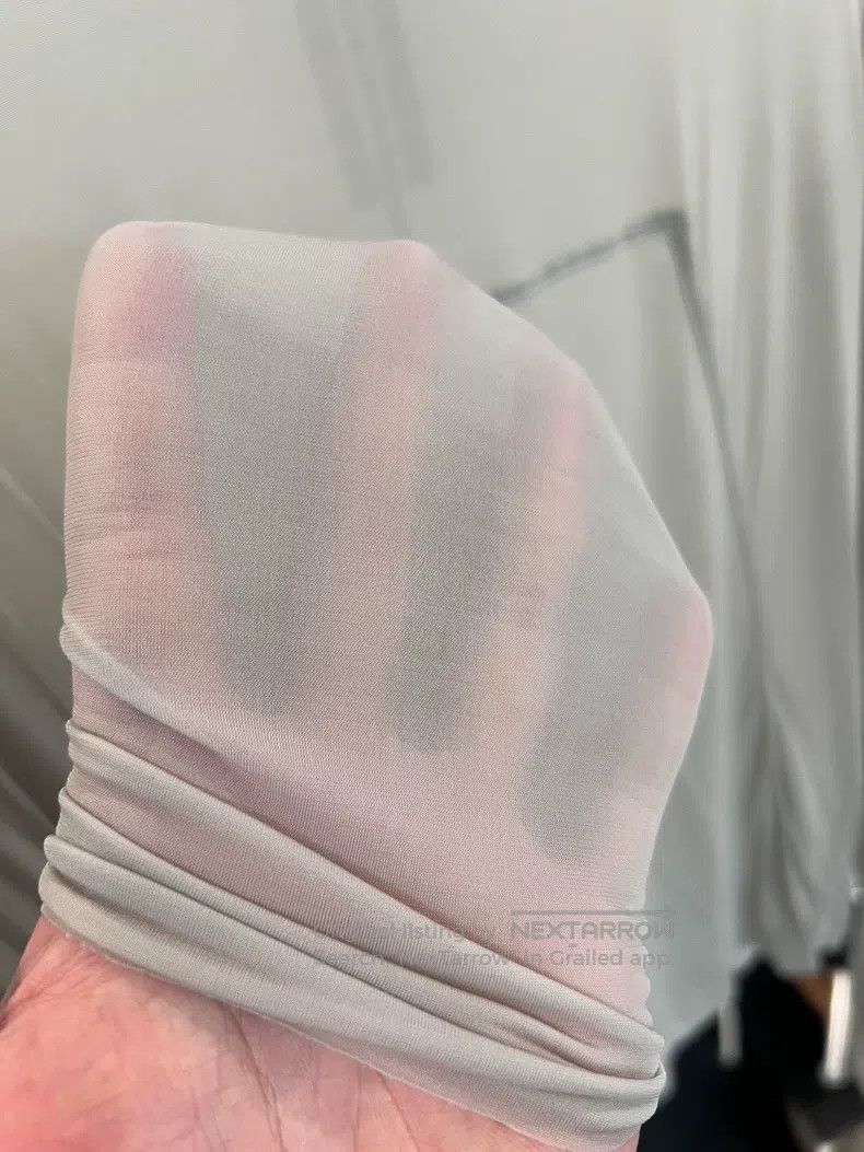 Rick Owens RICK OWENS Semi-transparent long-sleeve undershirt, size L Size L / US 10 / IT 46 - 4 Thumbnail