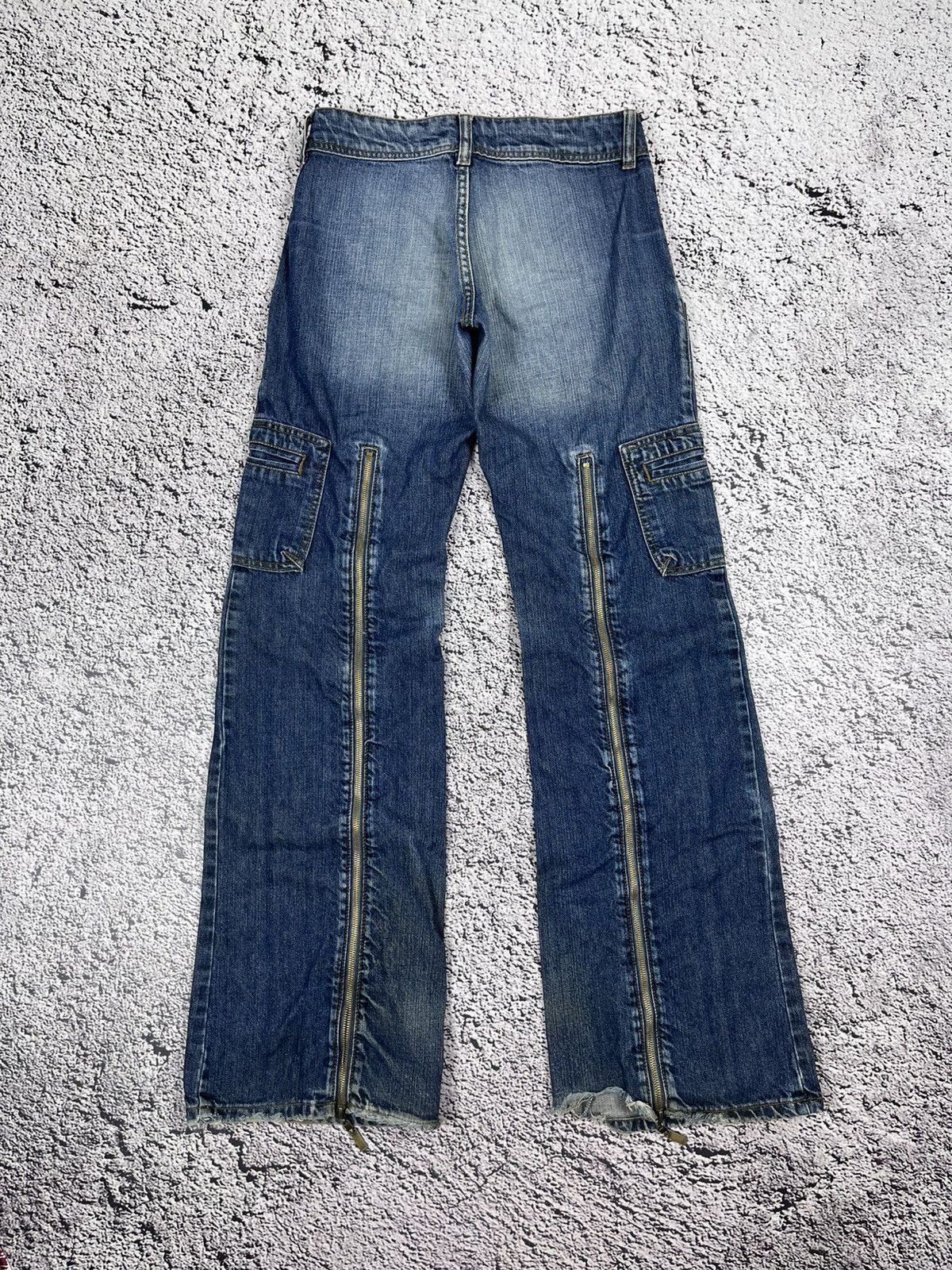 Gianfranco Ferre Vintage Gianfranco Ferre GF Low Rose Wide Zip Cargo Pants Size 28" / US 6 / IT 42 - 1 Thumbnail