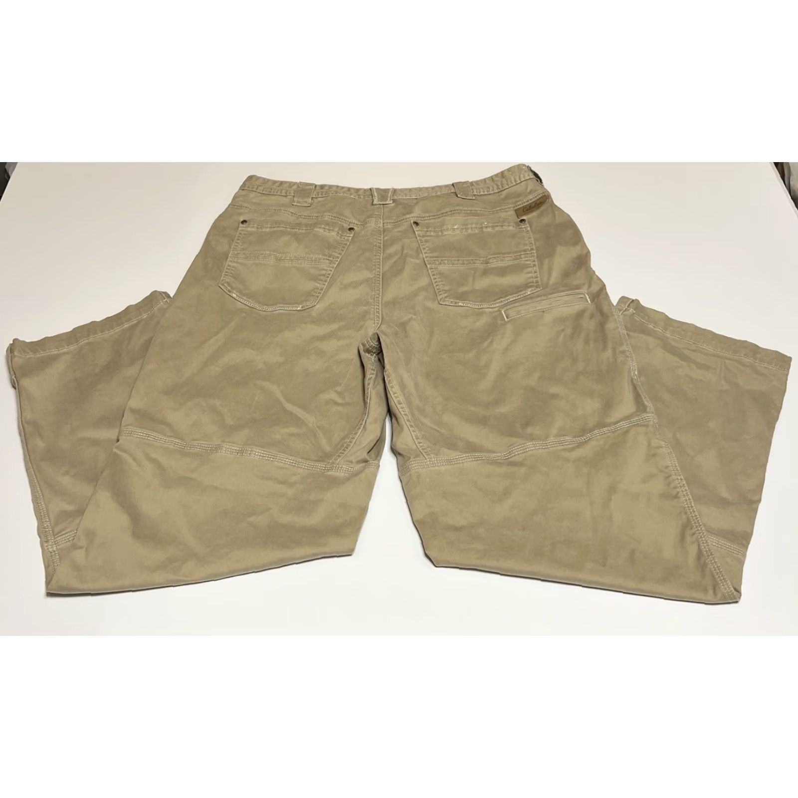 Vintage Cabela's Casuals Pants Mens 38x32 Workwear Outdoor Canvas Beige Straight Regular Pocket Pants Size US 38 / EU 54 - 2 Thumbnail