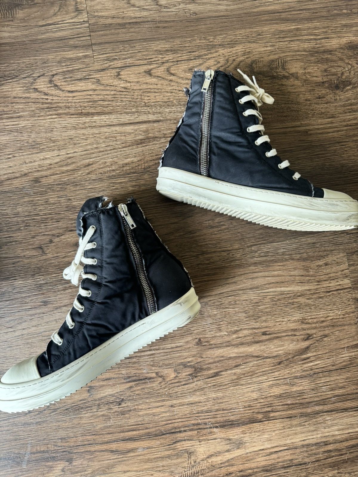 Rick Owens RICK OWENS DRKSHDW Black Murray Sneakers Size US 12 / EU 45 - 2 Thumbnail