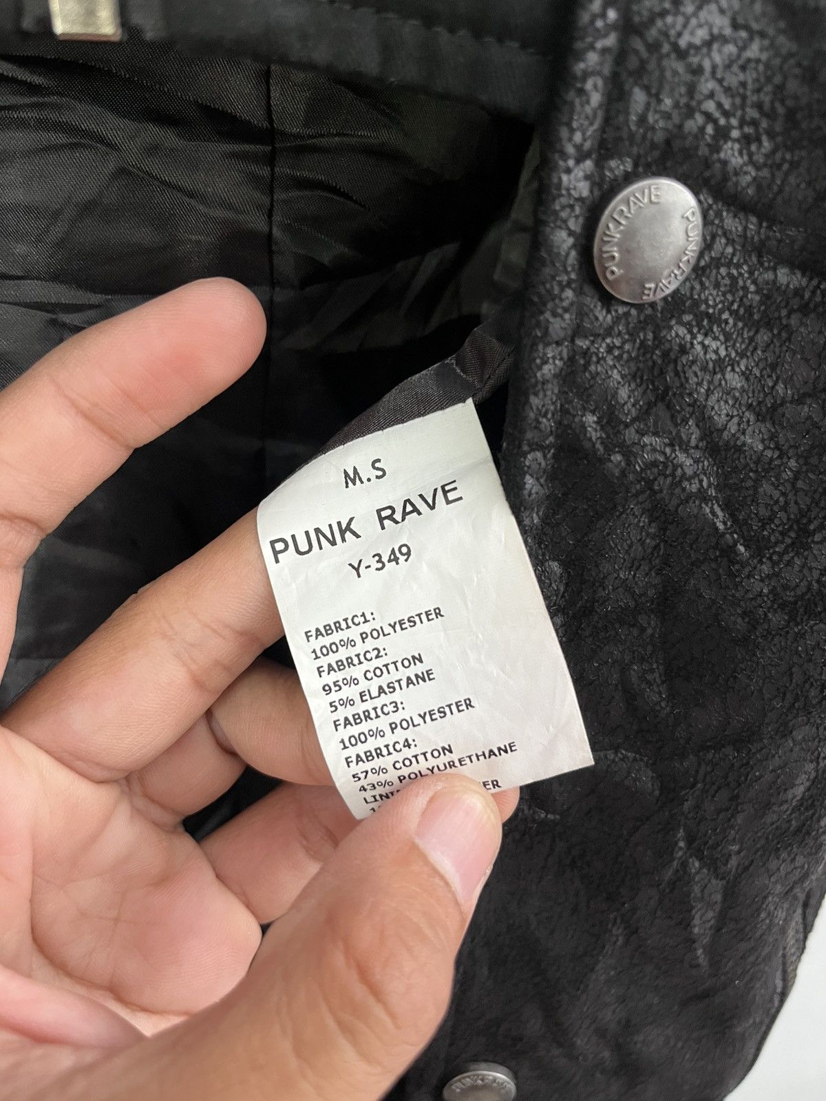 Japanese Brand Crazy Punk rave lace up bondage vkei waxed jacket Size US M / EU 48-50 / 2 - 12 Thumbnail