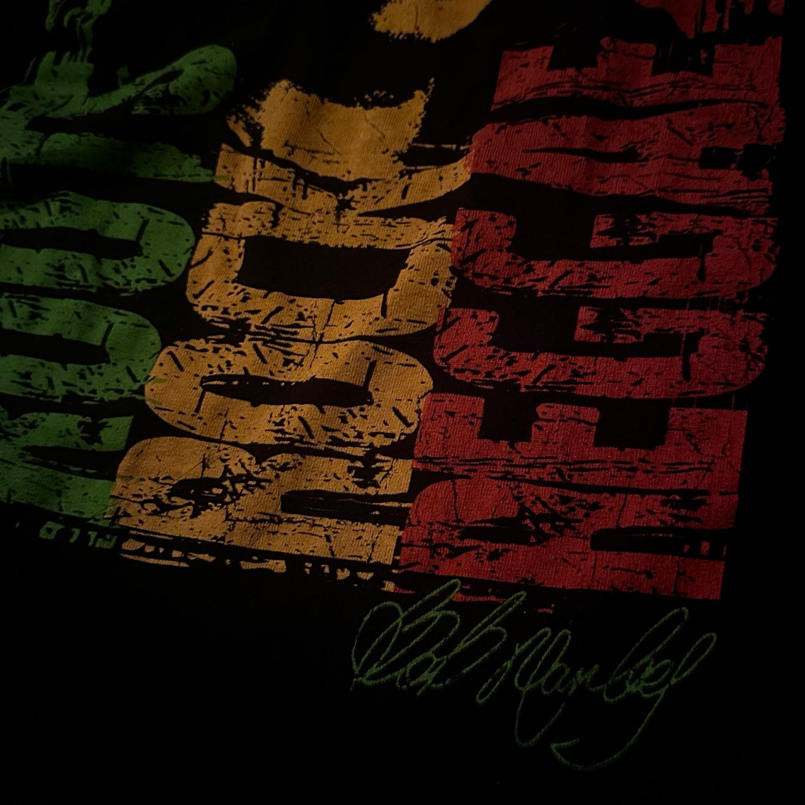 Bob Marley × Zion Rootswear vintage zion bob marley spell out design graphic tee shirt Size US S / EU 44-46 / 1 - 3 Thumbnail