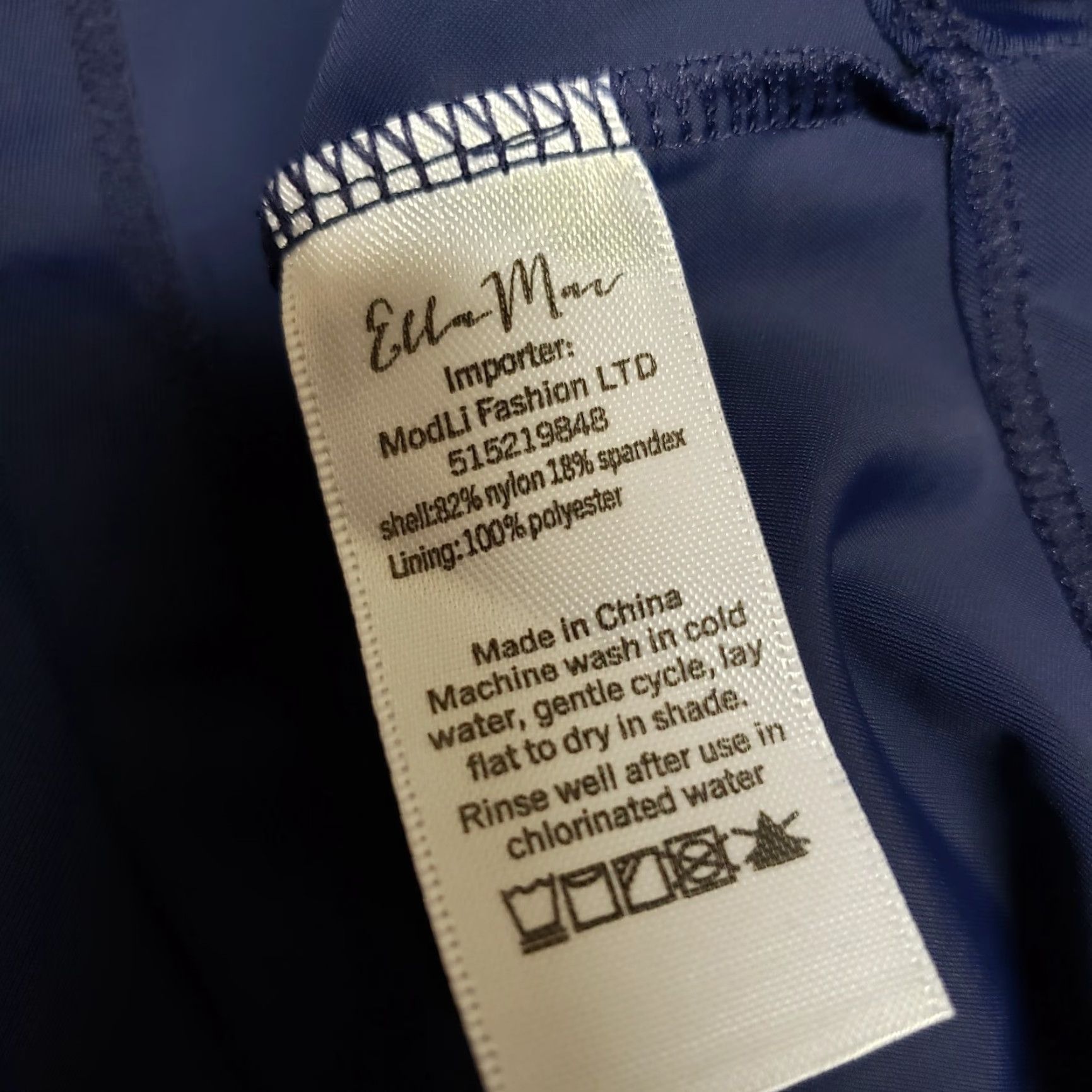 Vintage Ella Mae Womens Flowy Swim Skort 2X Solid Blue Pull On Size ONE SIZE - 5 Thumbnail