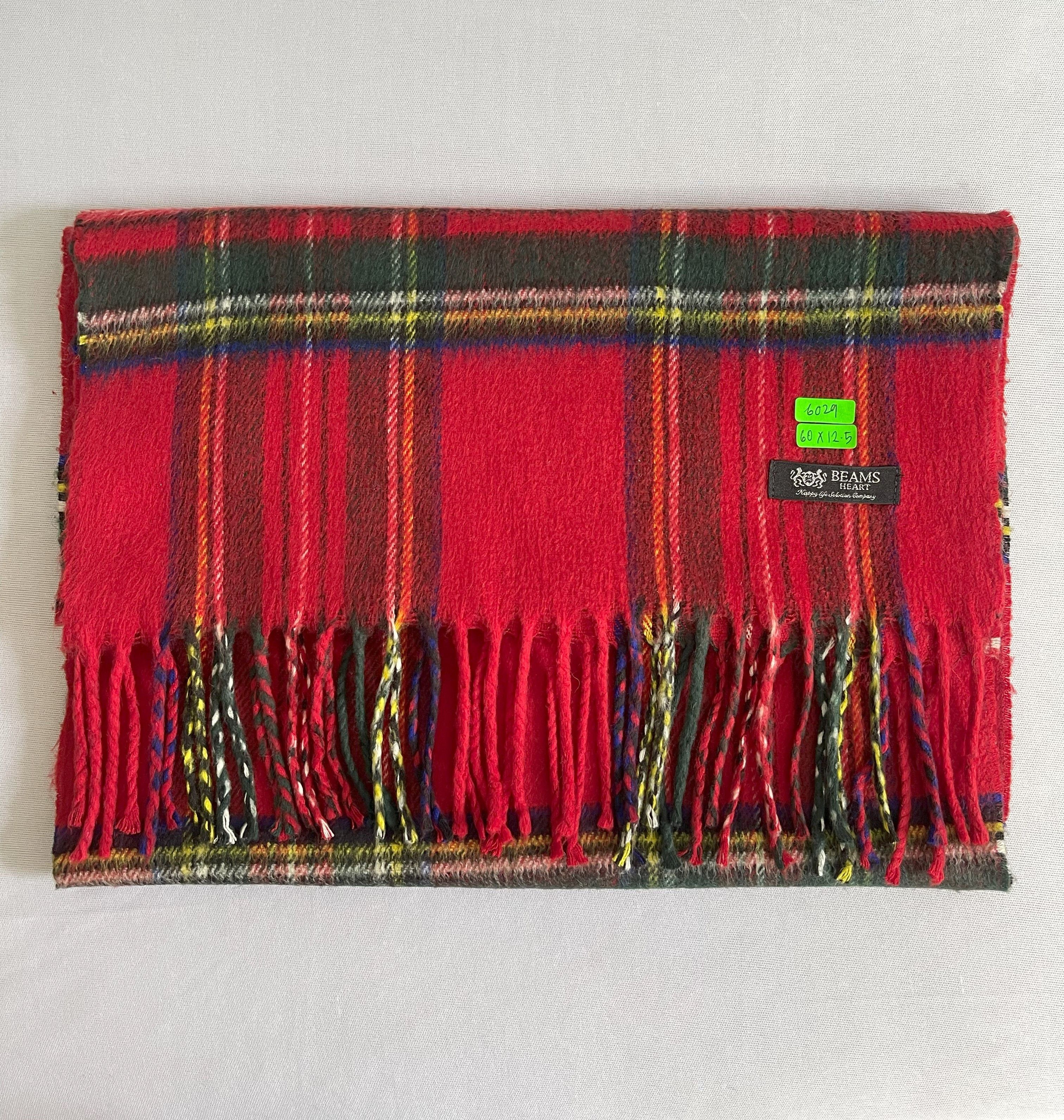 Japanese Brand Vintage Beams Heart Scarf / Muffler - 6029 Size ONE SIZE - 7 Thumbnail