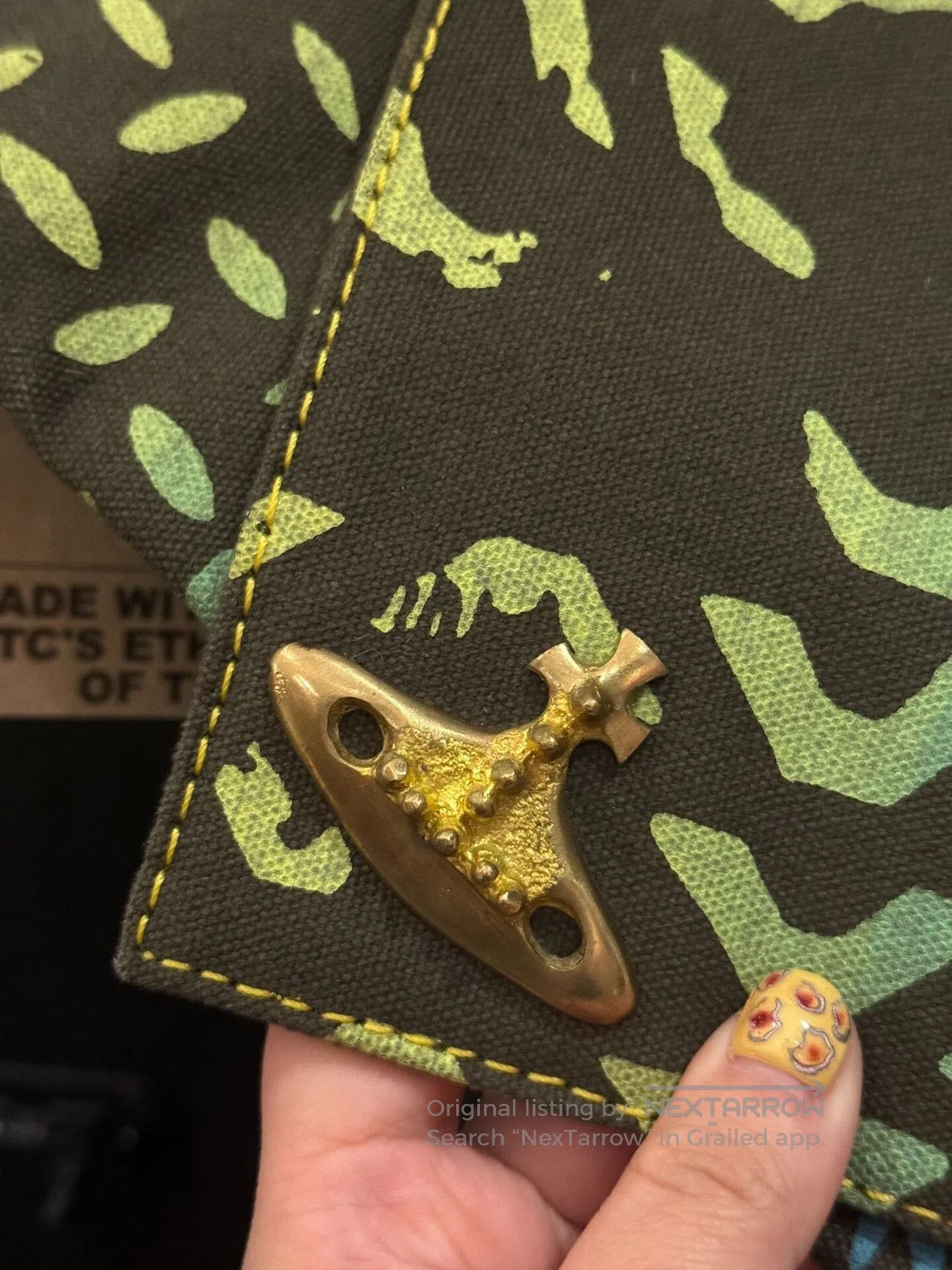 Vivienne Westwood Vivienne Westwood Africa Canvas Saturn Clutch. Size ONE SIZE - 2 Thumbnail