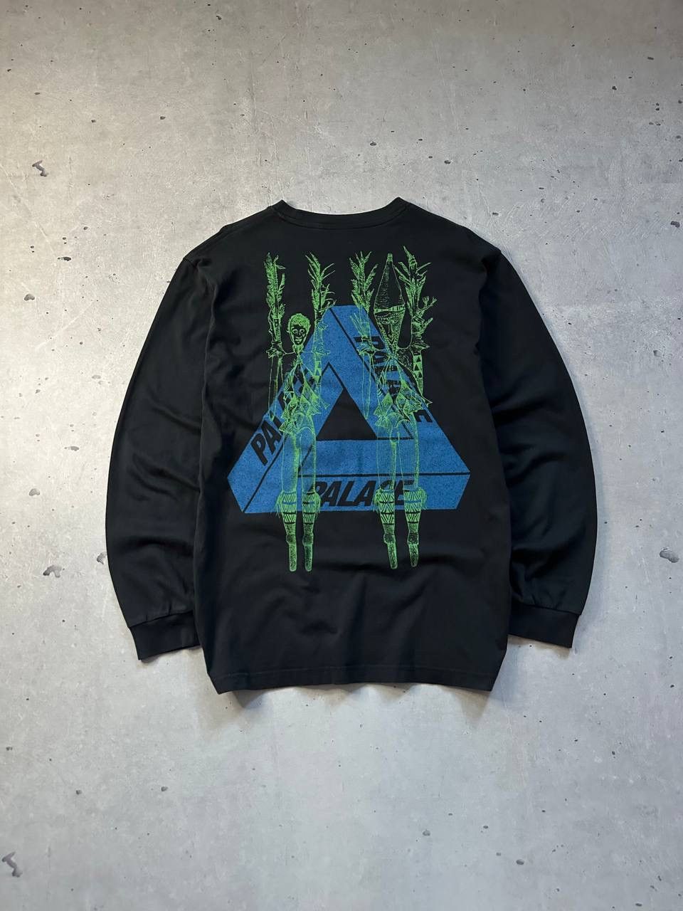 Palace × Vintage Palace Pair Of Hippys Skateboarding Longsleeve SK8 Y2K Rare Size US L / EU 52-54 / 3 - 1 Thumbnail