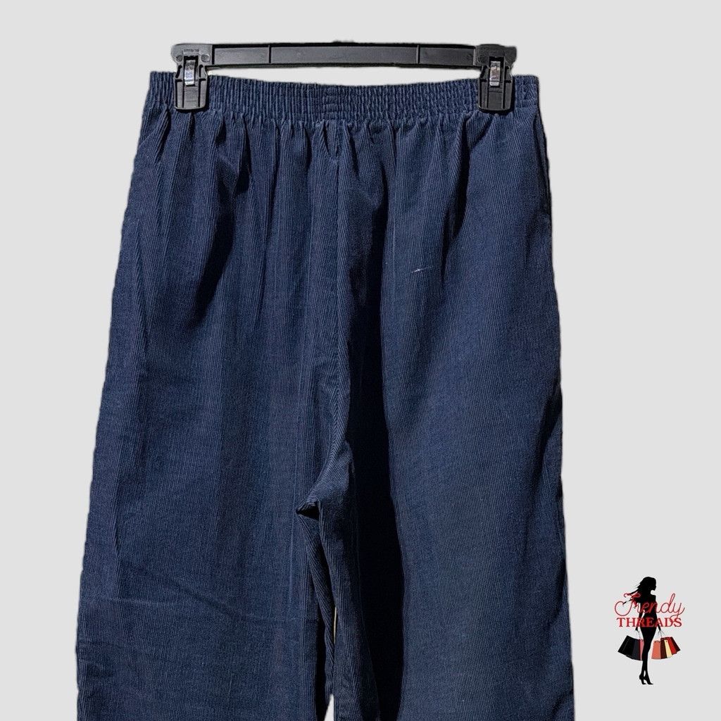 Vintage VTG 70s 80s Womens MEDIUM Corduroy HighRise Pants Straight L Size 30" / US 8 / IT 44 - 5 Thumbnail
