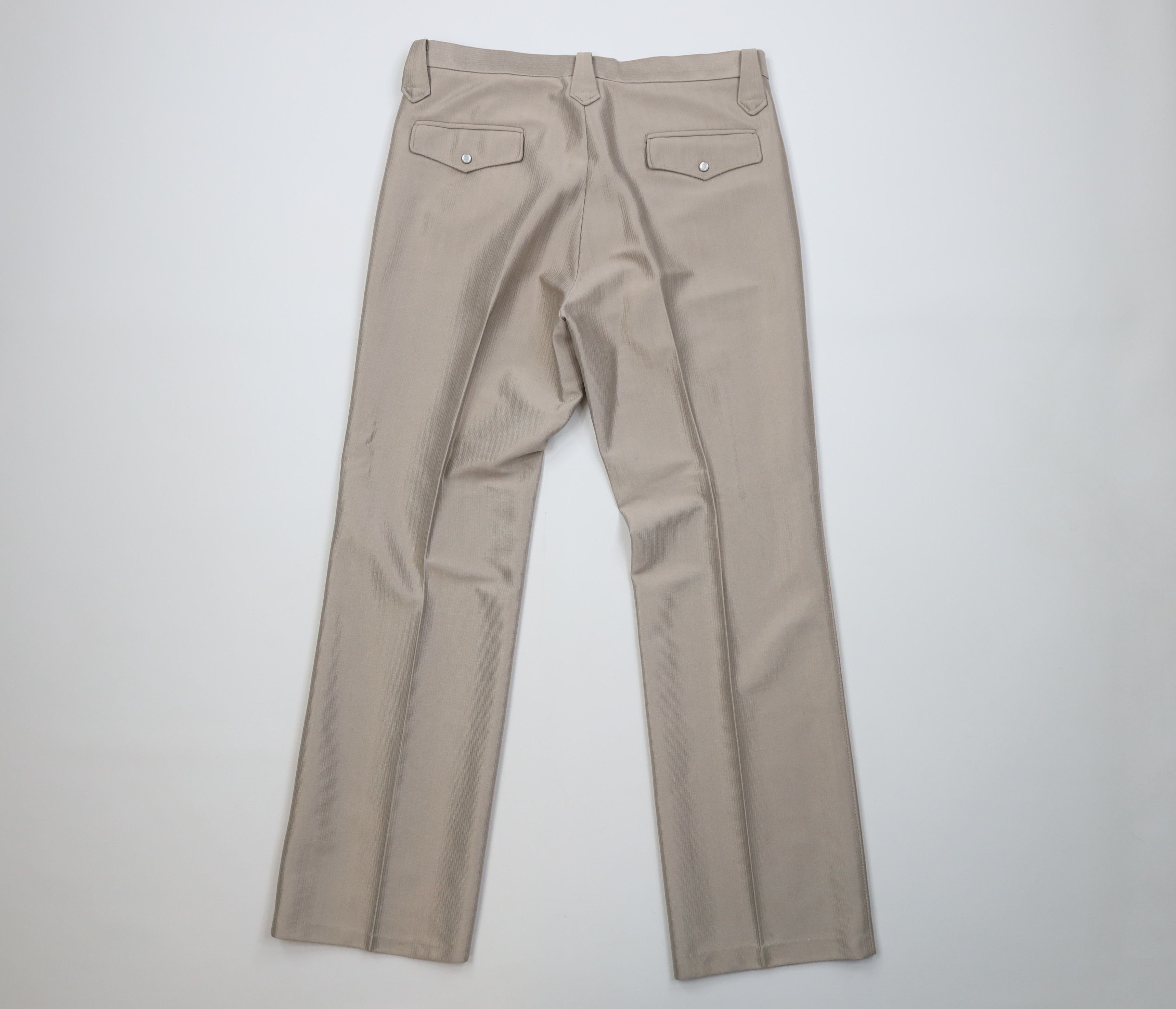 Vintage Vintage 70s Streetwear Rodeo Knit Wide Leg Chino Pants USA Size US 33 - 11 Thumbnail