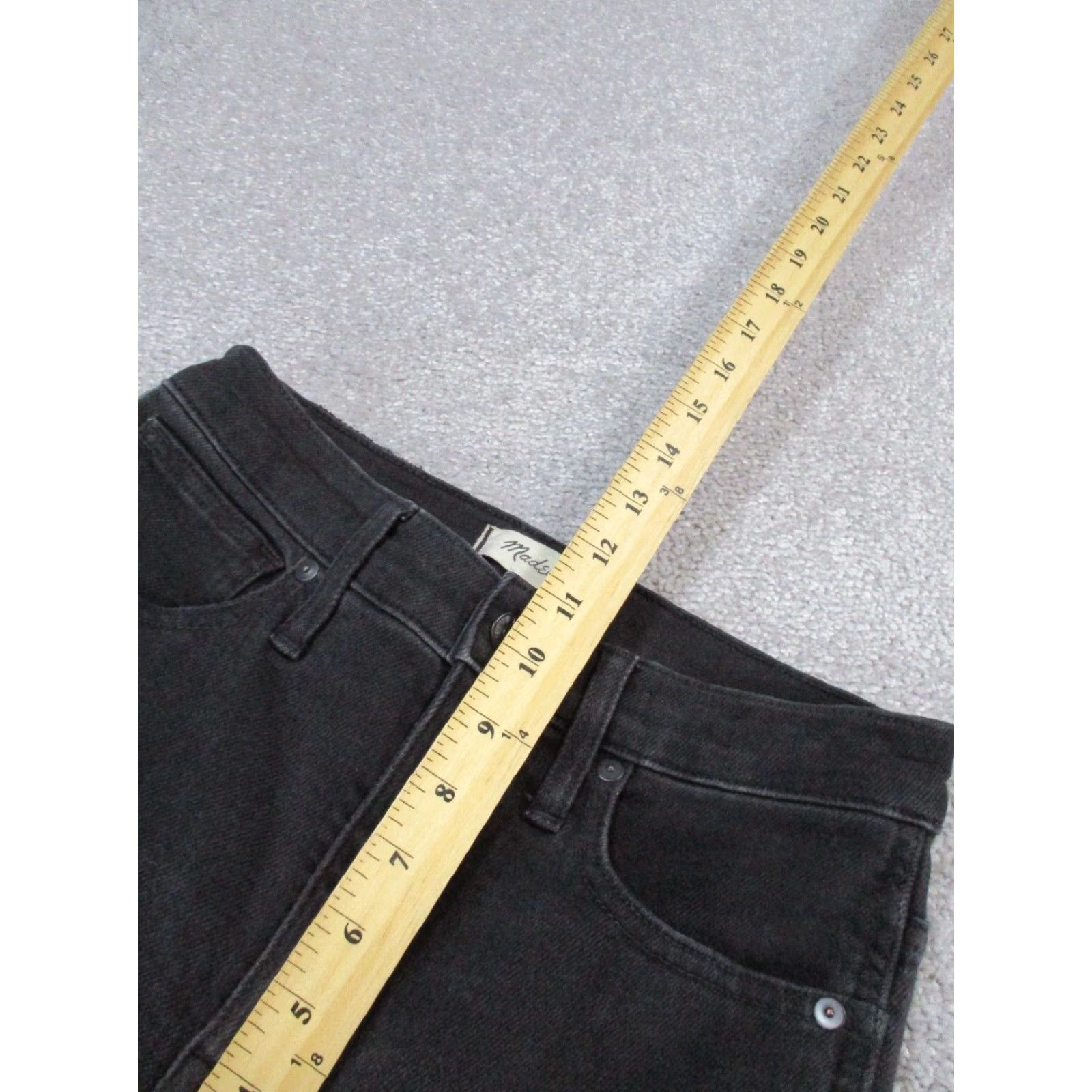 Madewell Madewell High Rise Skinny Jeans Womens 27 Black Denim Skinny Jeans Size 27" / US 4 / IT 40 - 6 Thumbnail