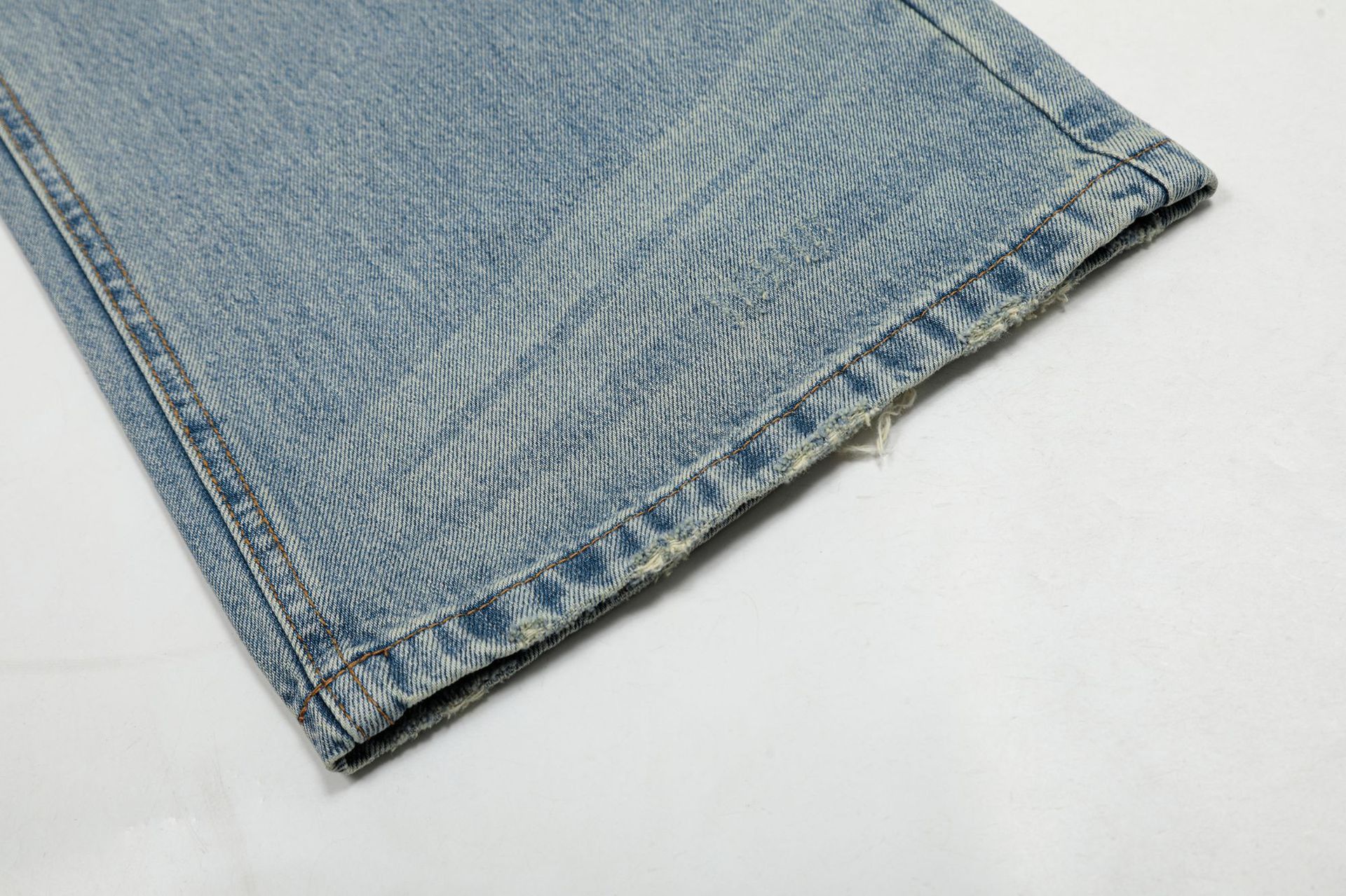 Jean Men's American washed retro straight loose casual jeans Size US 32 / EU 48 - 6 Thumbnail