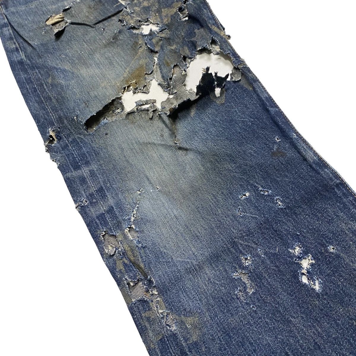 Levi's Levis Selvedge 501XX Big E Vintage distressed Size US 33 - 15 Thumbnail