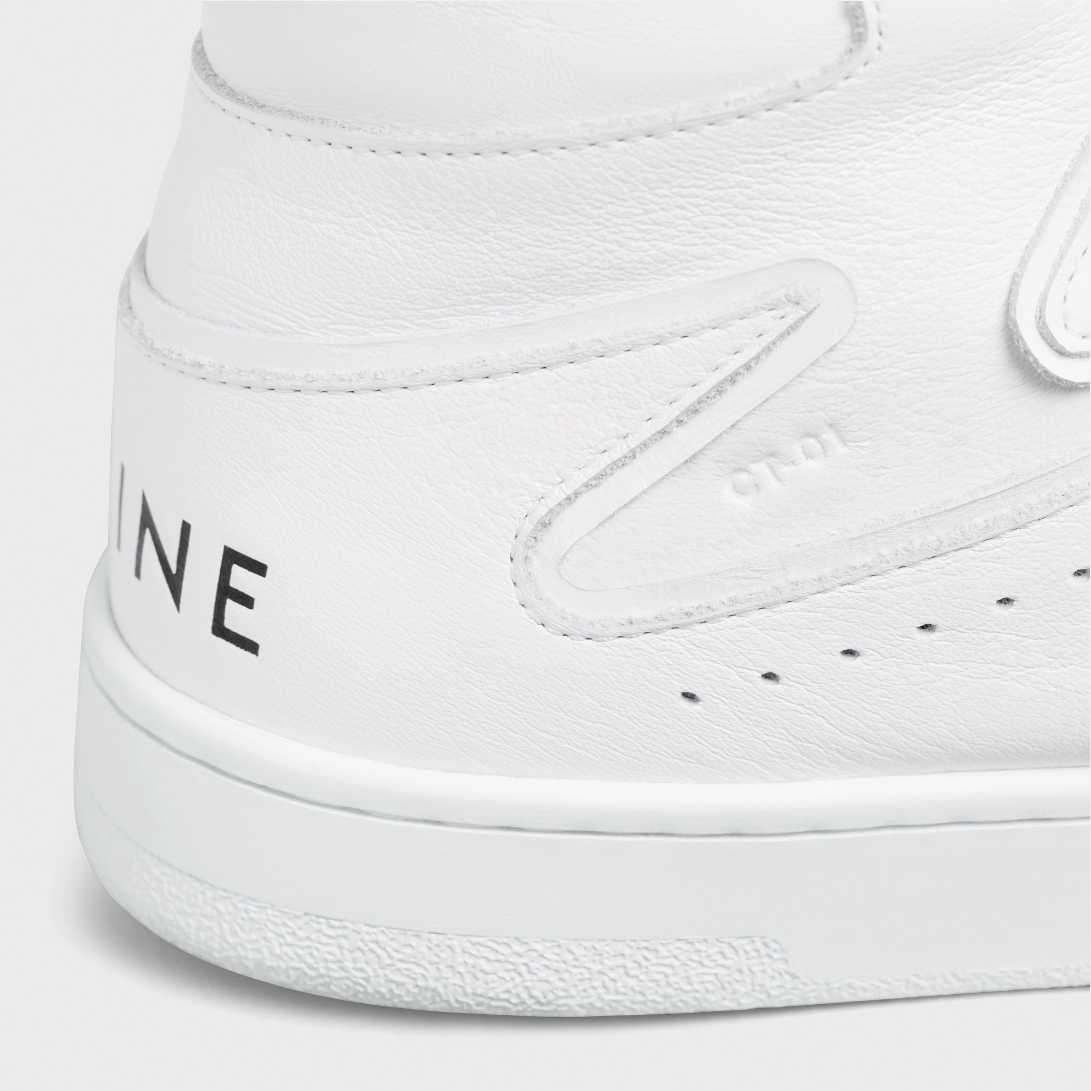 Celine o1bcso1str0625 343183338C Hi-Top Sneakers in Optic White Size US 8 / IT 38 - 4 Thumbnail