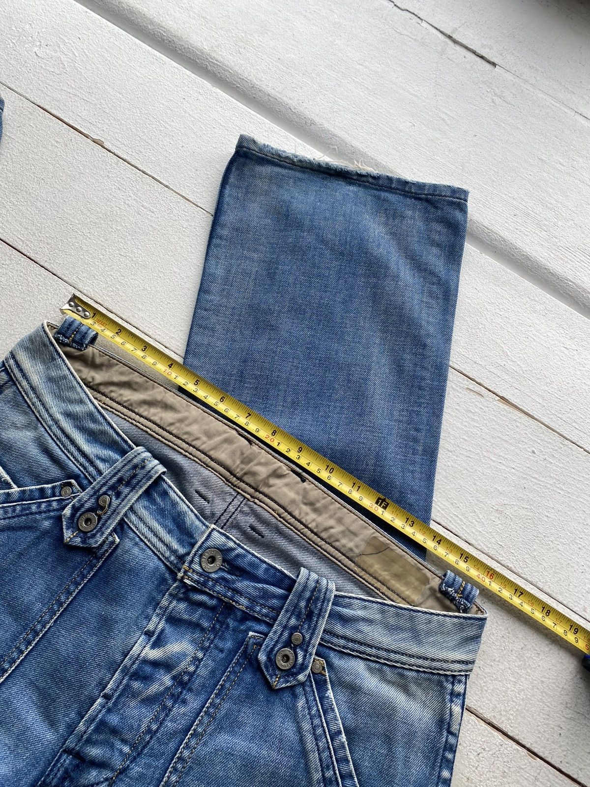 Diesel Diesel Vintage 90s Distressed Workwear Jeans Utility Denim Size US 30 / EU 46 - 13 Thumbnail