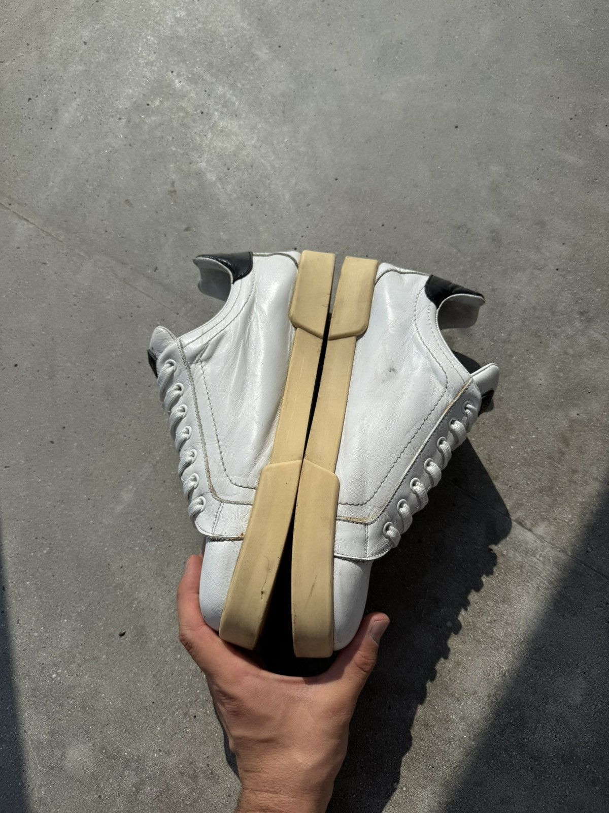 Dolce & Gabbana Vintage Dolce & Gabbana Chunky low-Top designer sneakers Size US 10 / EU 43 - 4 Thumbnail