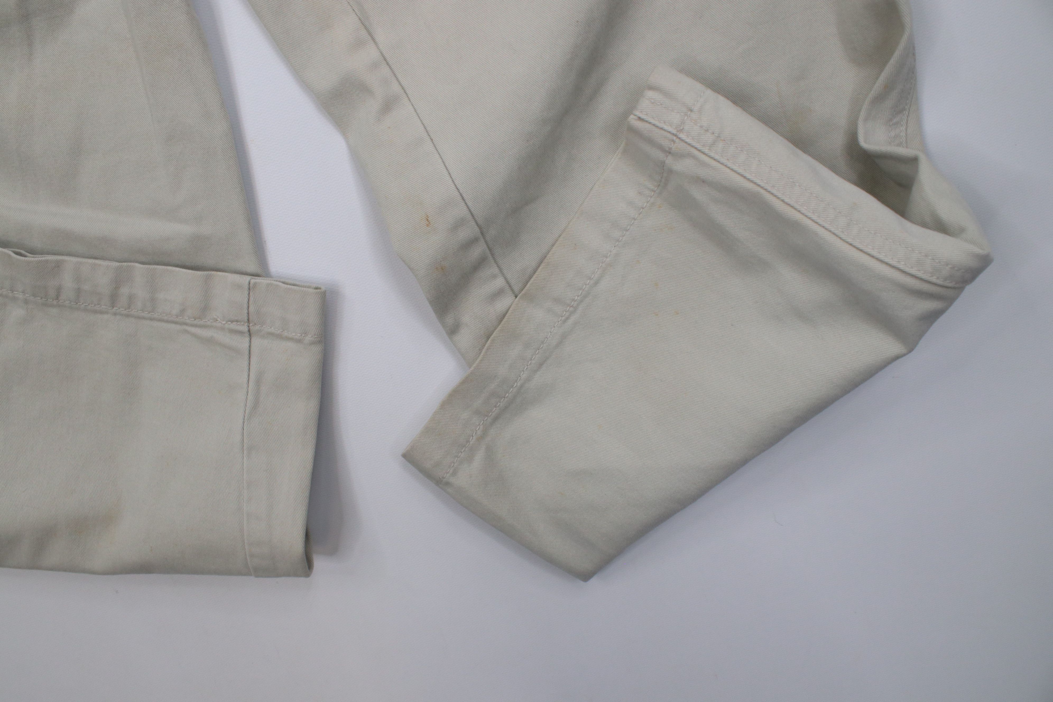 Vintage Vintage 90s Y2K Streetwear Wide Leg Cargo Pants Stone Cotton Size US 32 / EU 48 - 7 Thumbnail