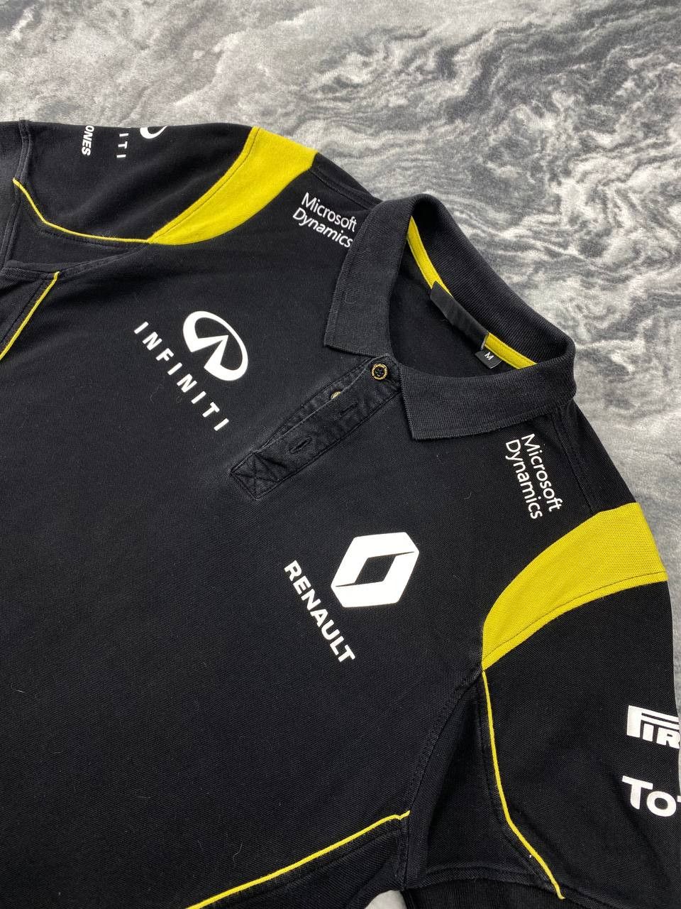 Vintage Infiniti Renault Racing Team Sport Formula F1 Polo Shirt Size US M / EU 48-50 / 2 - 2 Thumbnail