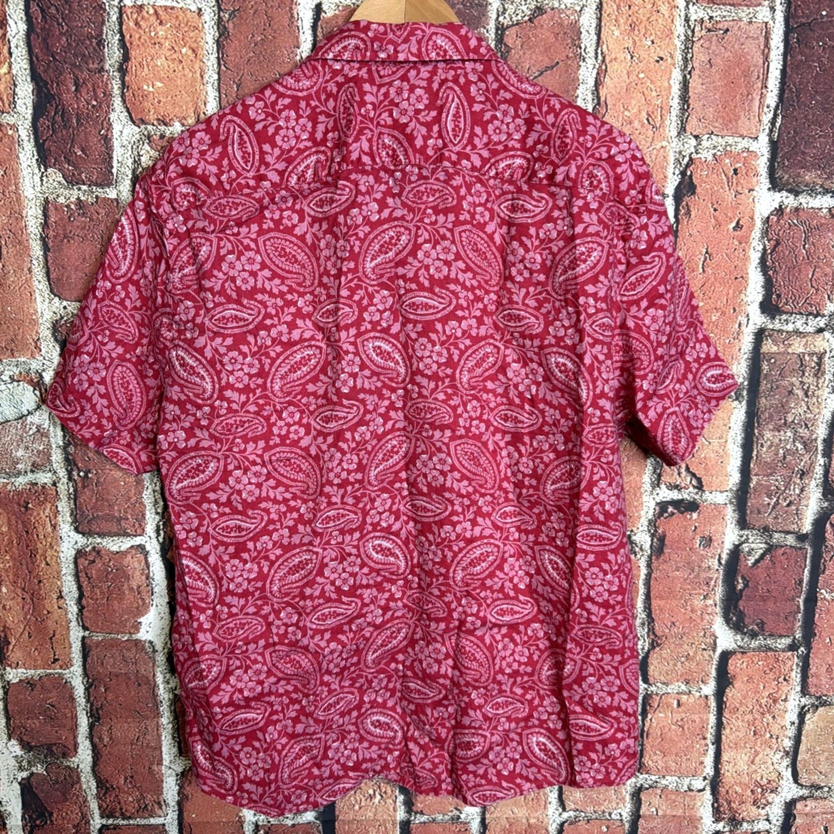 UNTUCKit UNTUCKit Shirt Mens L Paisley Linen Button Up Casual Preppy Size US L / EU 52-54 / 3 - 3 Thumbnail