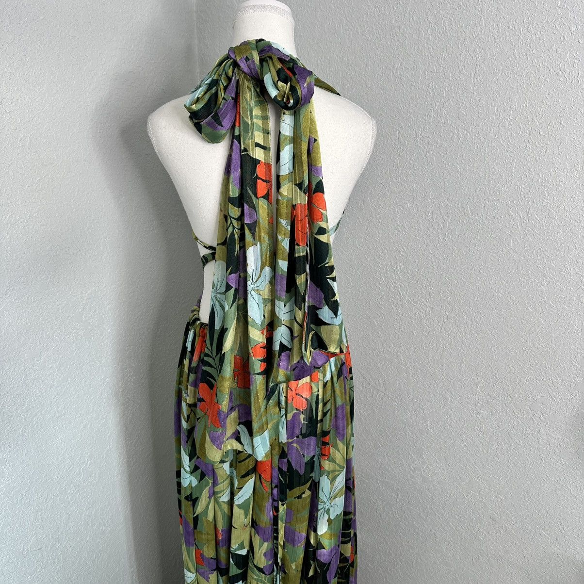 Bronx and Banco NWOT BRONX AND BANCO Tropics Maxi Dress Silk cutout dress XS Size XS / US 0-2 / IT 36-38 - 7 Thumbnail