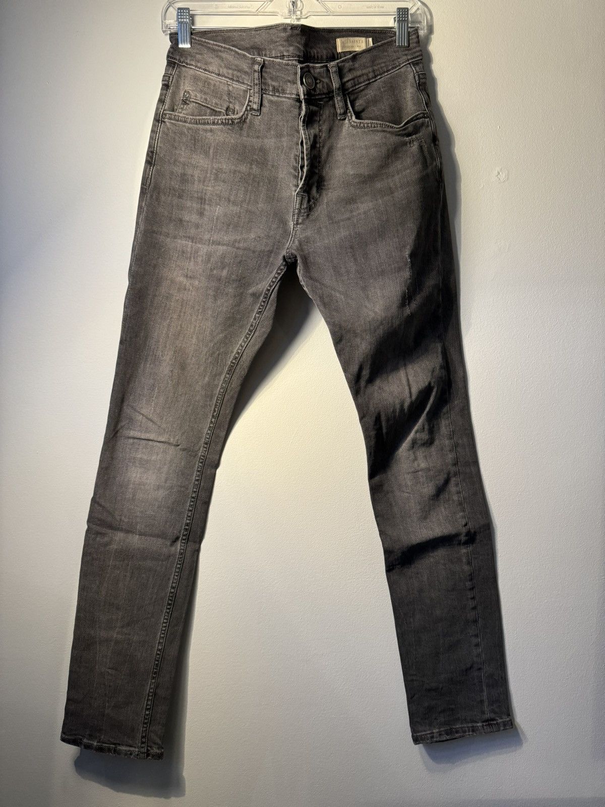 AllSaints Cigarette Grey Jeans