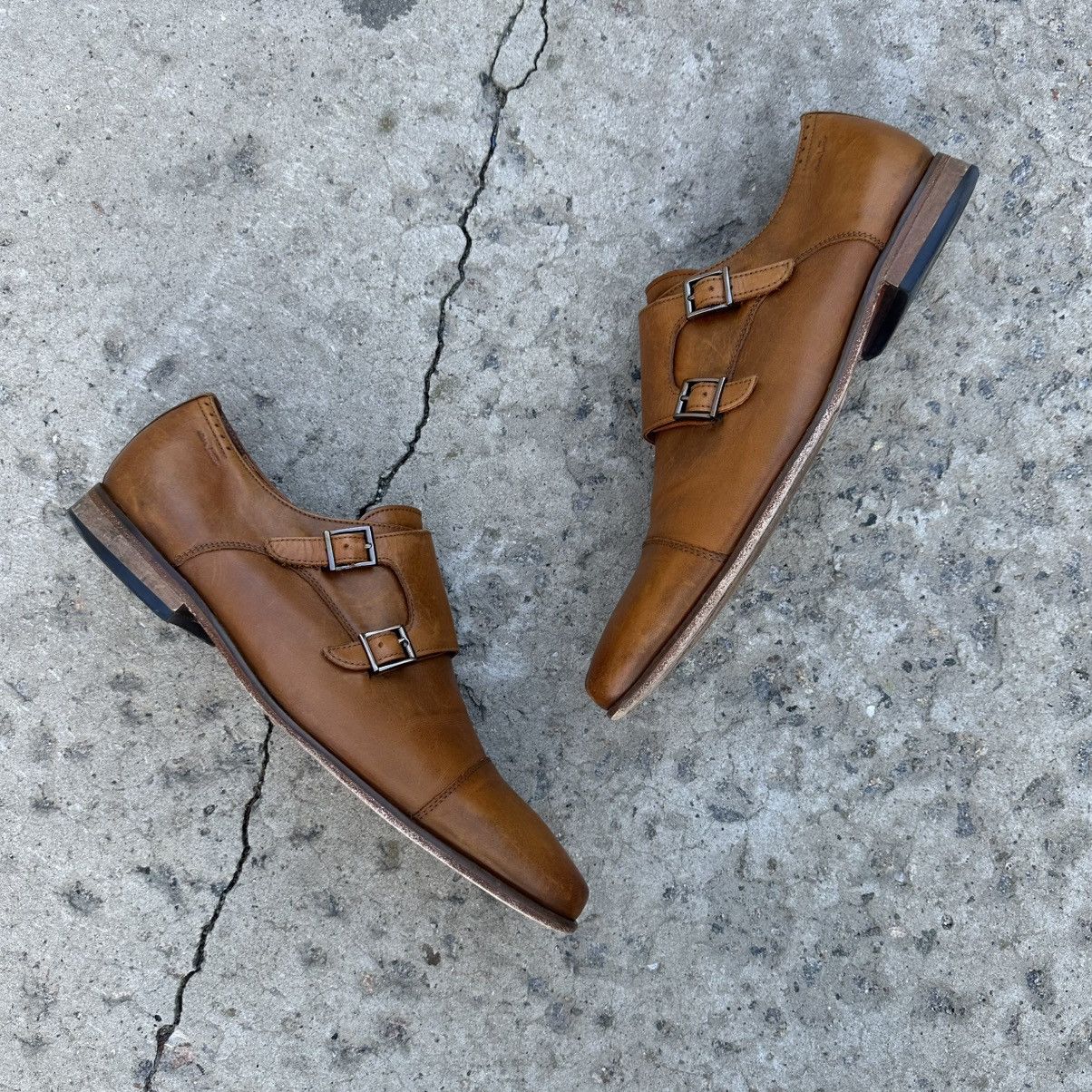 Leather Vintage Man’s Van Lier grandstands Leather Shoes Size 46 Size US 11 / EU 44 - 3 Thumbnail