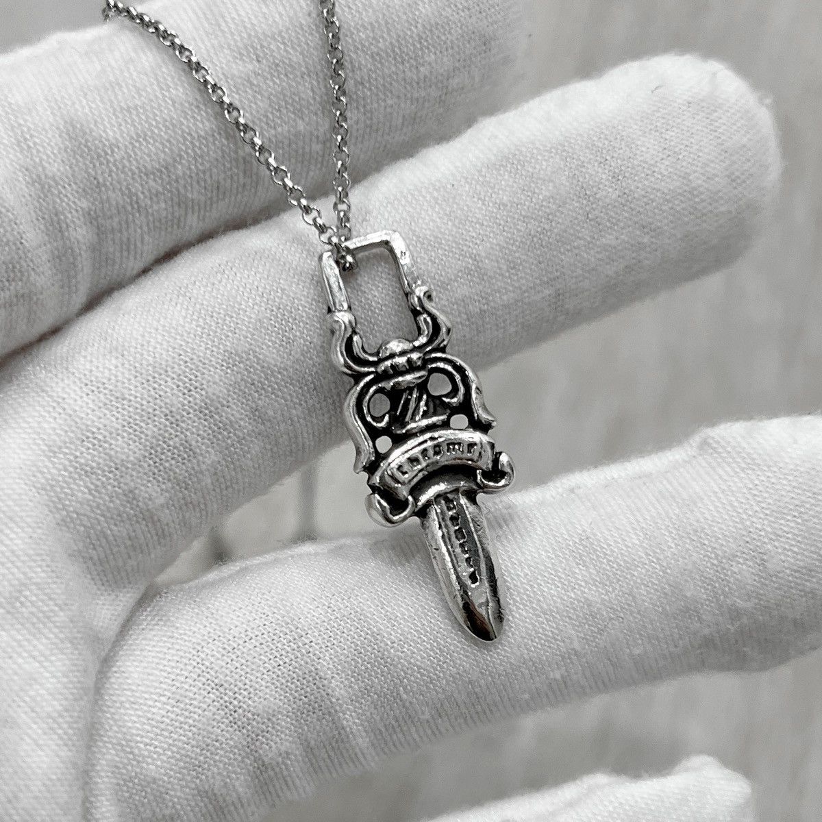 Chrome Hearts Chrome Hearts Necklace Dagger Zip Pendant Charm