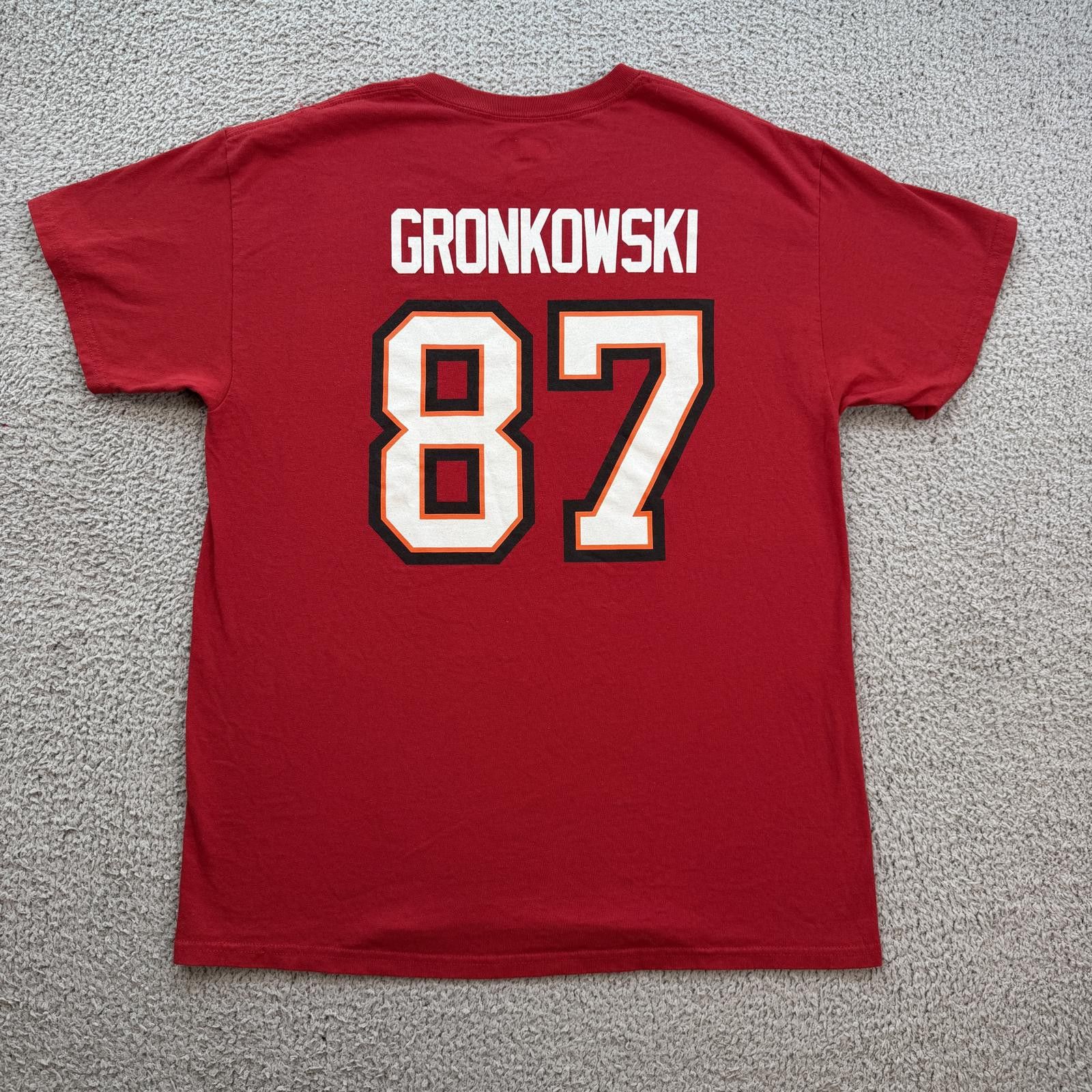 NFL Tampa Bay Buccaneers Rob Gronkowski #87 NFL T Shirt Size US L / EU 52-54 / 3 - 2 Thumbnail
