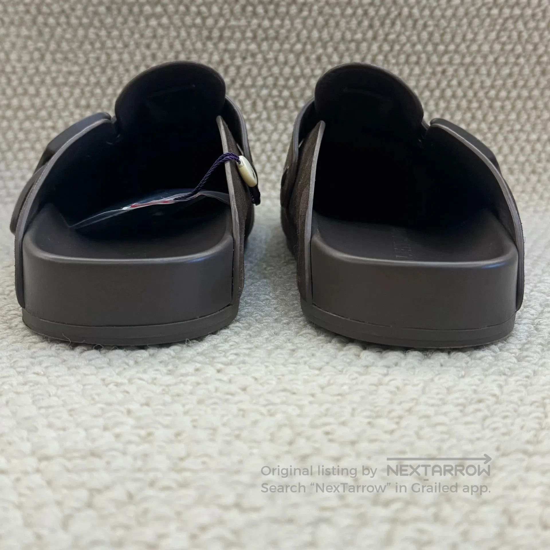 Balenciaga brown suede slip. Size US 10 / EU 43 - 4 Thumbnail