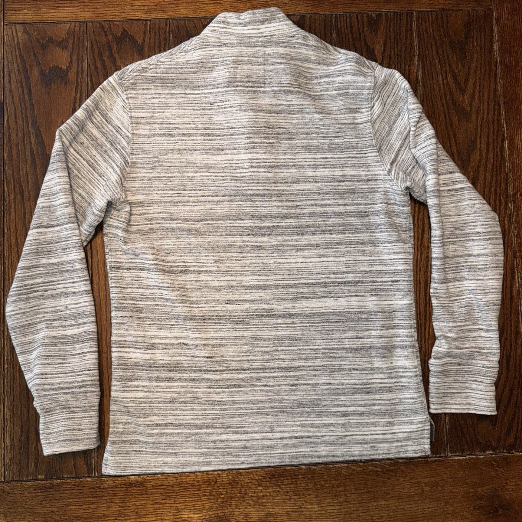 Relwen Relwen Sweater Men’s Gray Mock Neck Terry 1/4 Button French Loop Size Medium Size US L / EU 52-54 / 3 - 5 Thumbnail