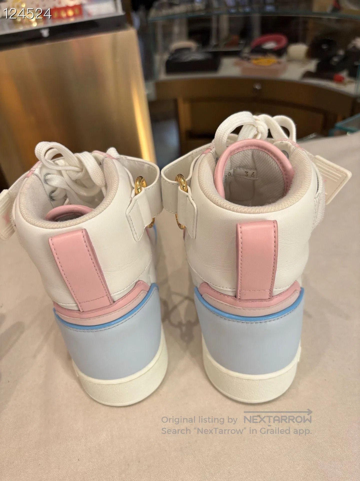 Louis Vuitton LV Ice Cream Embossed High. Size US 5 / IT 35 - 4 Thumbnail