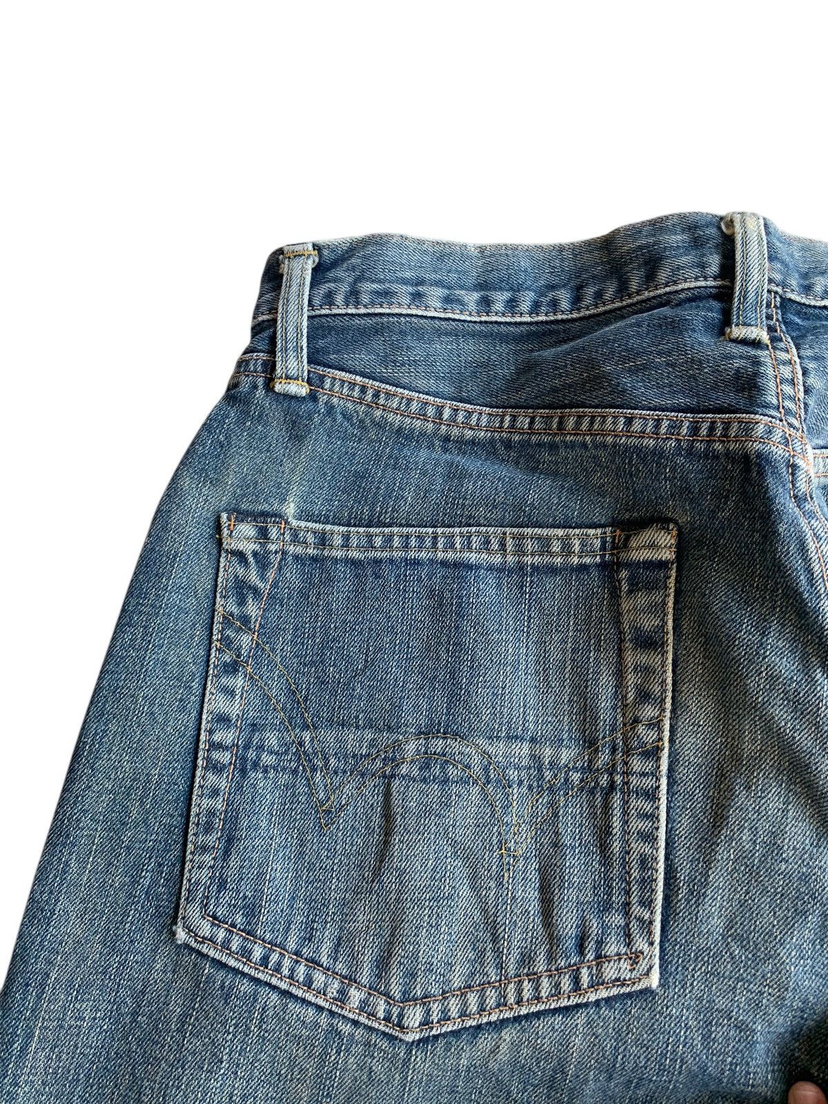 Edwin × Kapital × Vintage VINTAGE EDWIN 505 SELVEDGE RUSTY DISTRESSED DENIM Size US 30 / EU 46 - 14 Thumbnail