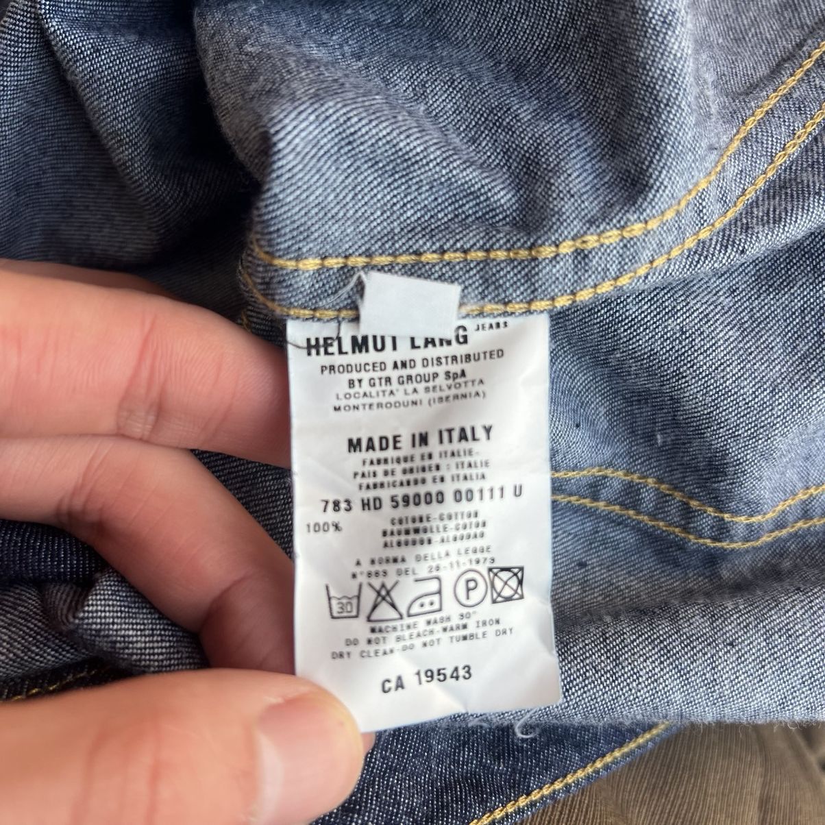 Helmut Lang Helmut Lang Denim Jacket 1998 Size US XS / EU 42 / 0 - 7 Thumbnail