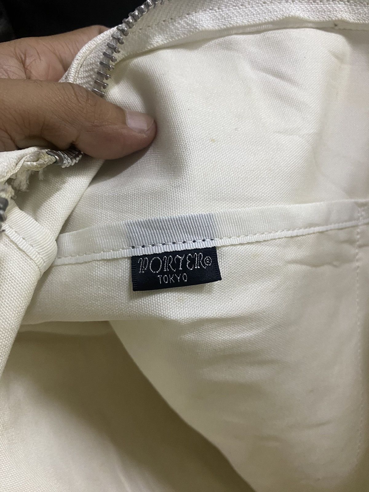 Japanese Brand × Porter Authentic Porter White Tote Shoulder Bag Size ONE SIZE - 22 Thumbnail